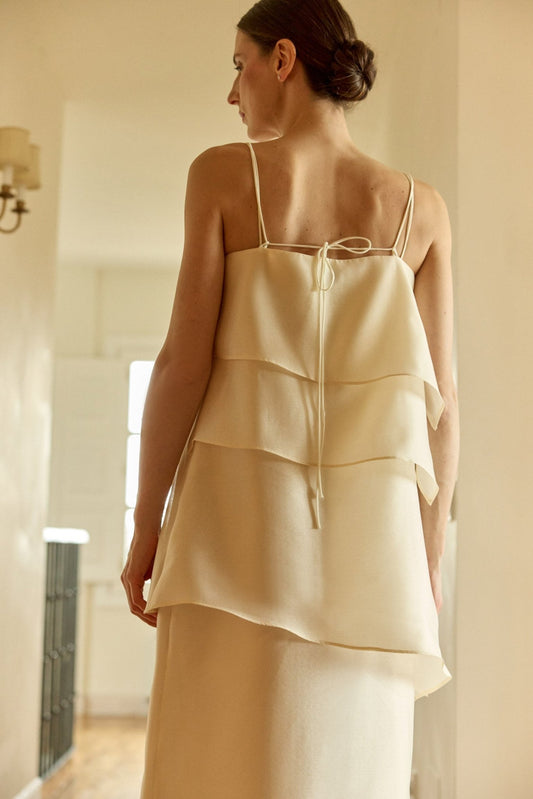 Vestido ROSES Beige - BIMANI