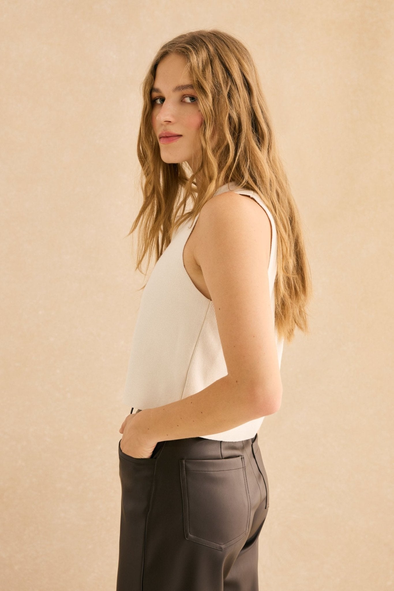 Top FAMARA White - BIMANI