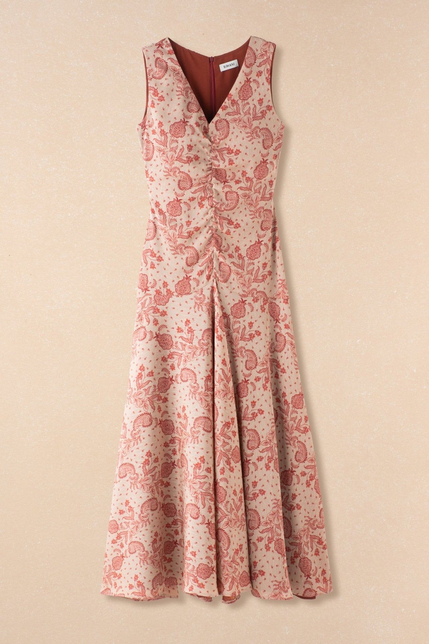 Vestido PAISELLE Estampado Teja - BIMANI