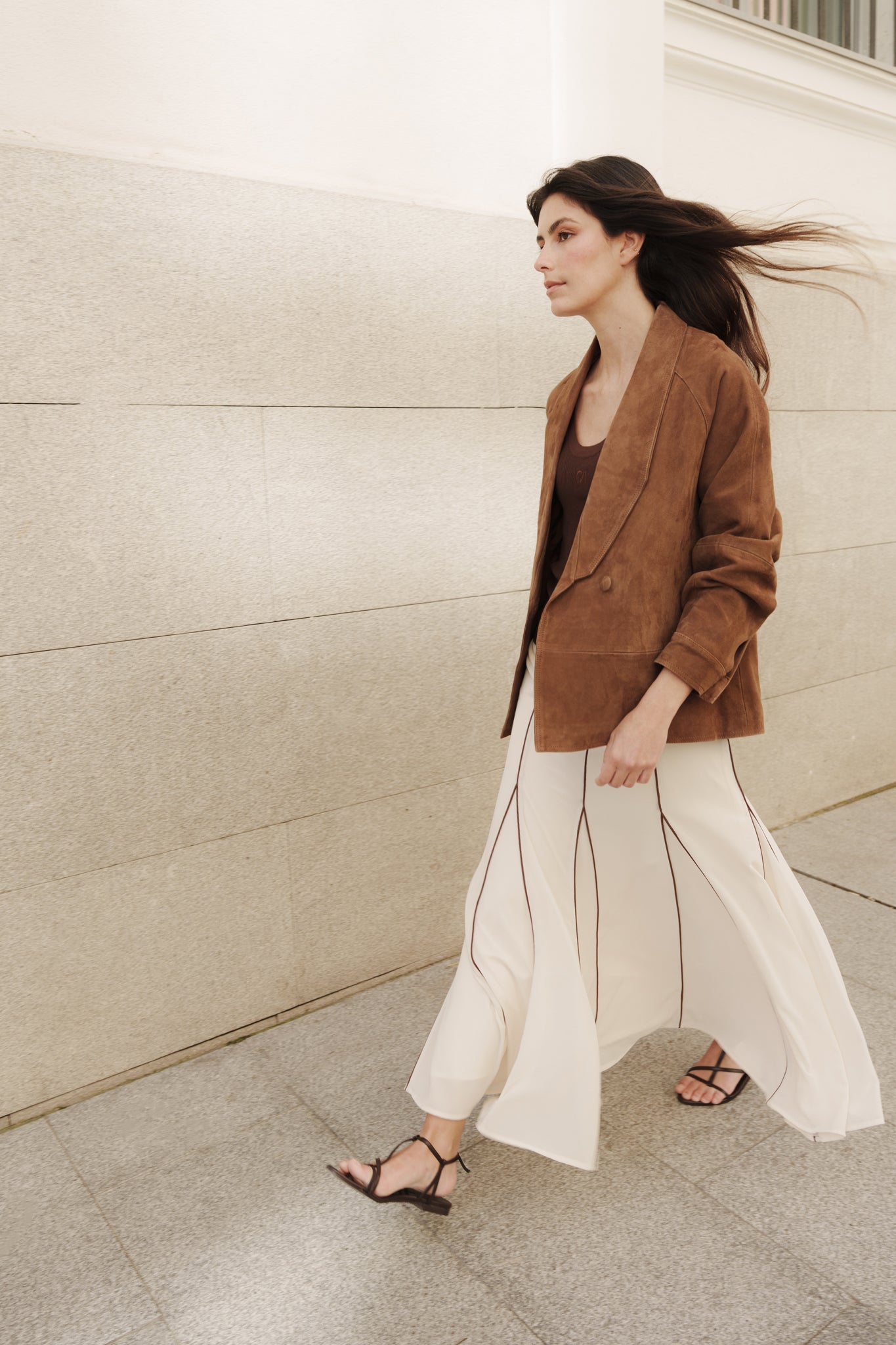 Falda NOLI Beige Caliza - BIMANI