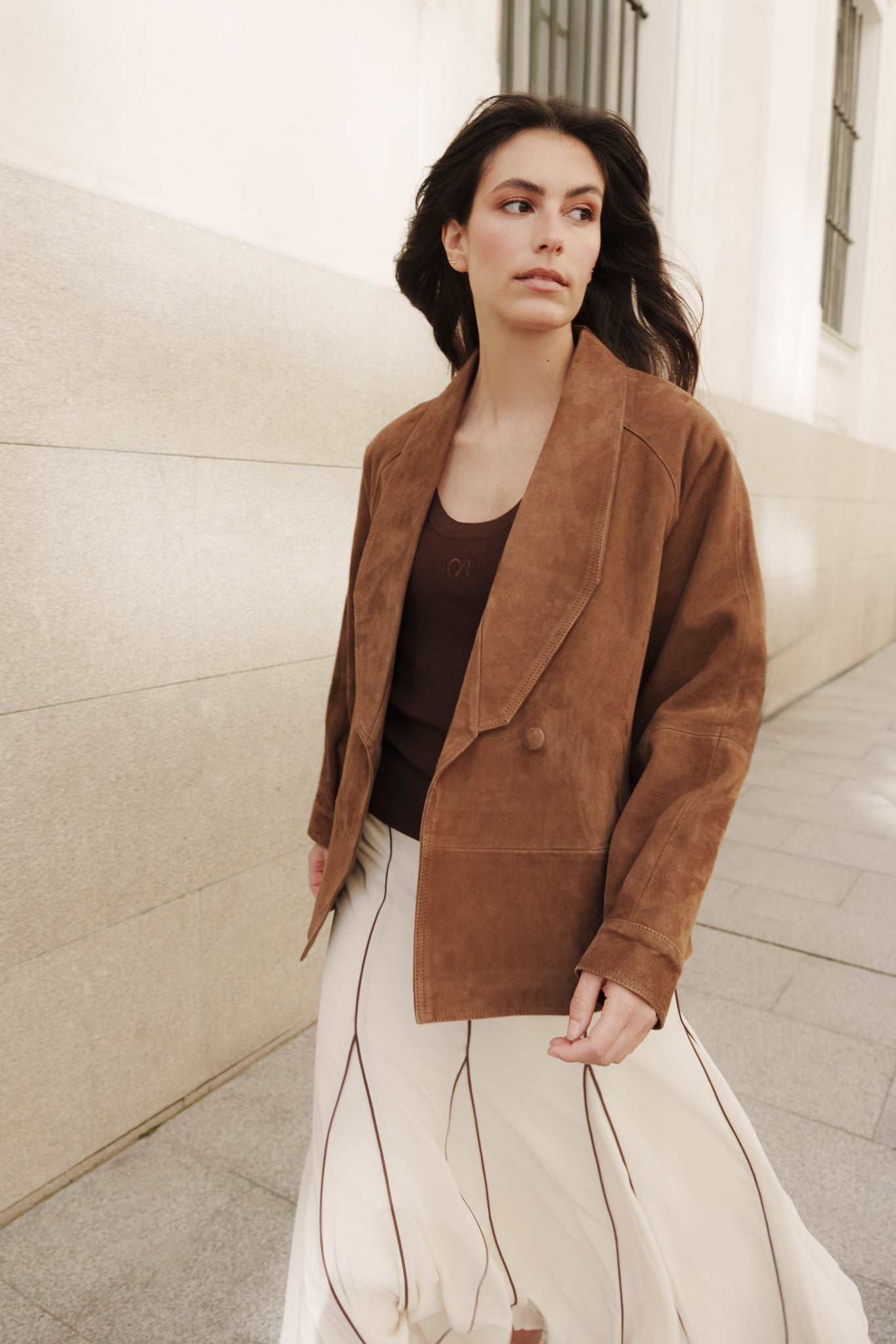 Falda NOLI Beige Caliza - BIMANI