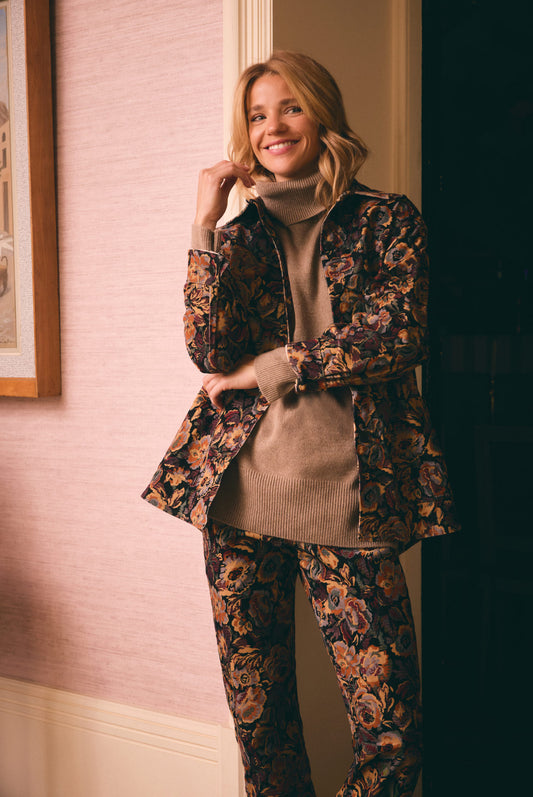 Chaqueta GARANCE Estampado Negro - BIMANI