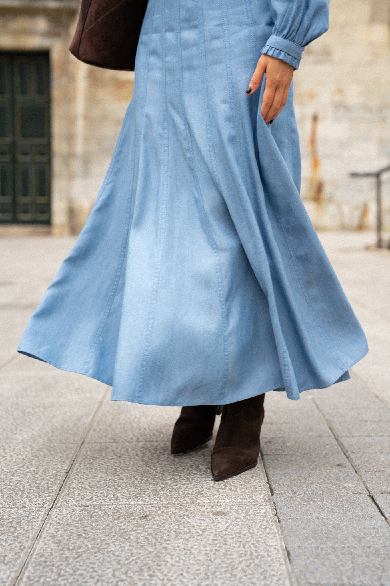 Falda ÉLAN Azul - BIMANI