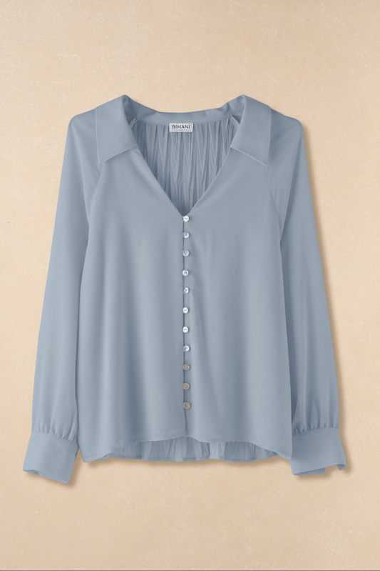 Blusa ZEFIRO Azul Bruma