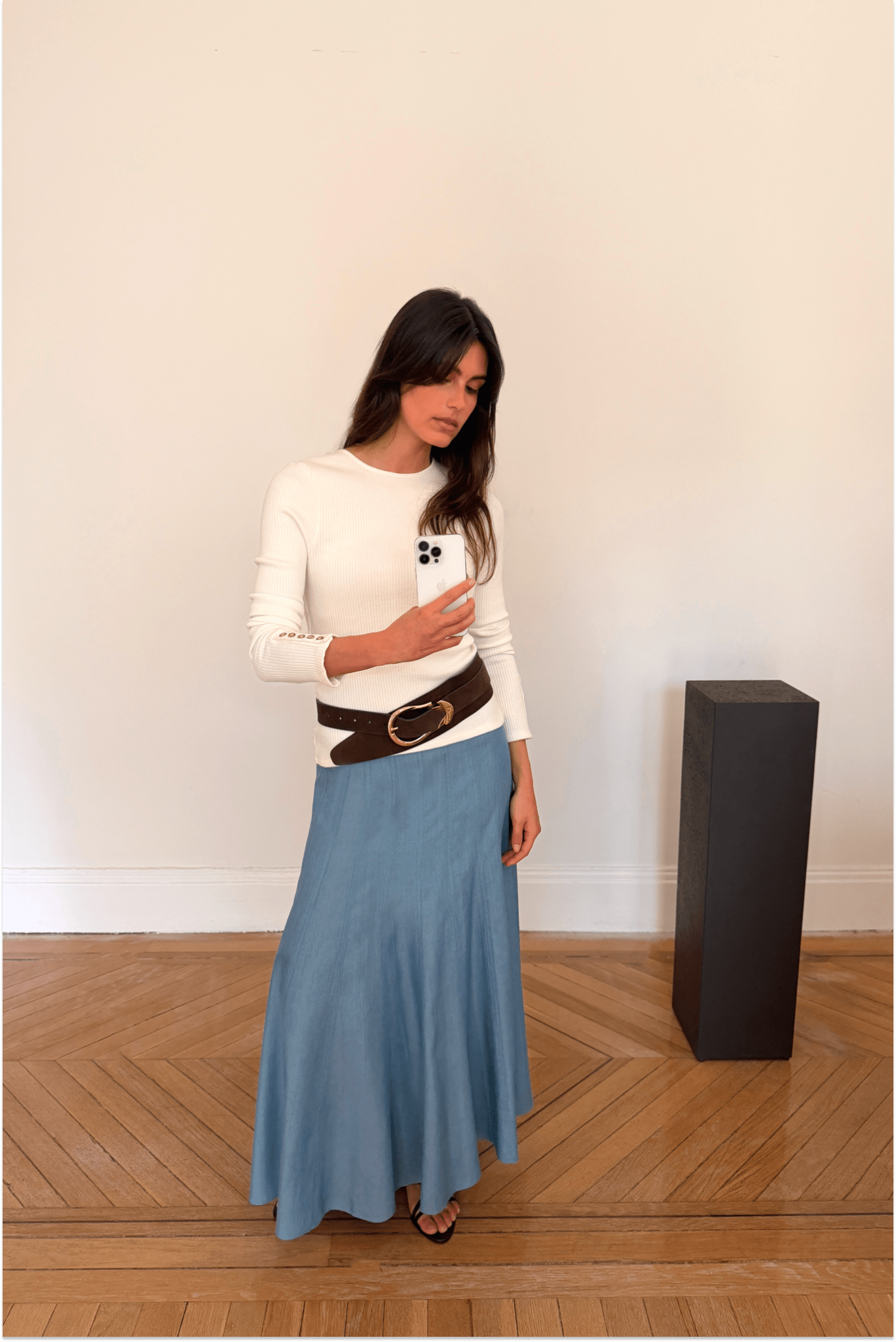 Falda ÉLAN Azul - BIMANI