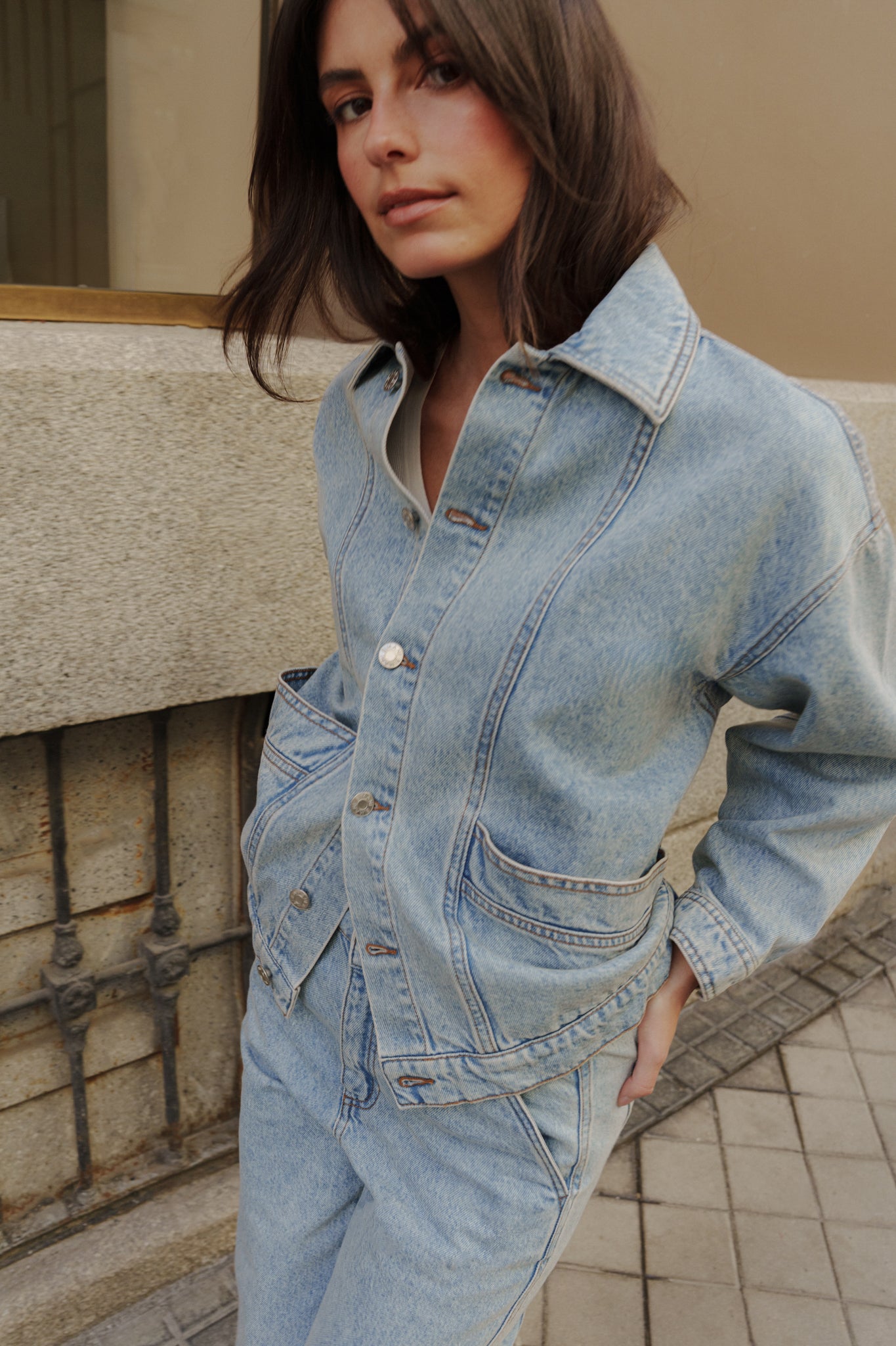 Cazadora TIMANFAYA Azul - BIMANI