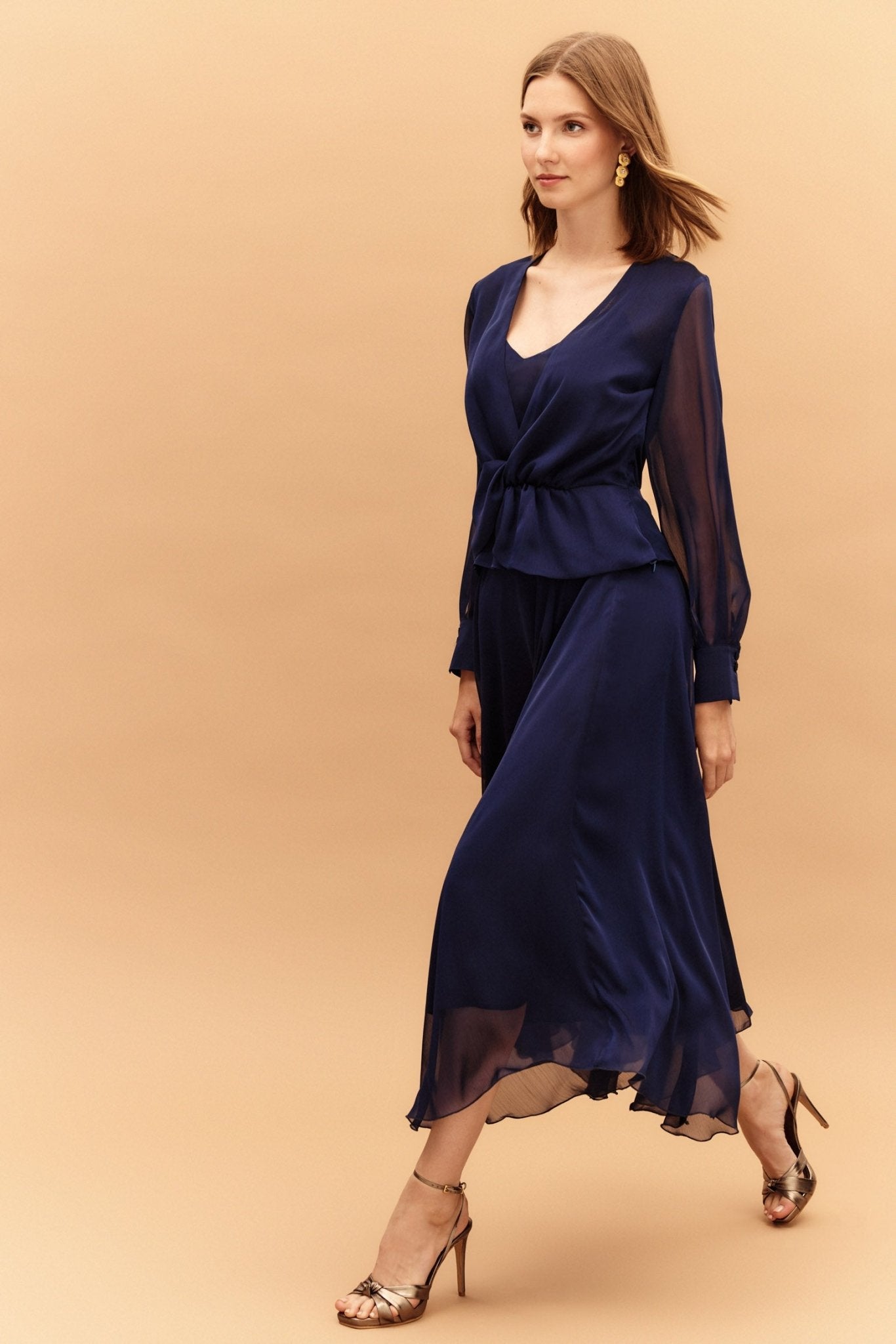 Falda MALISA Azul Cantábrico - BIMANI