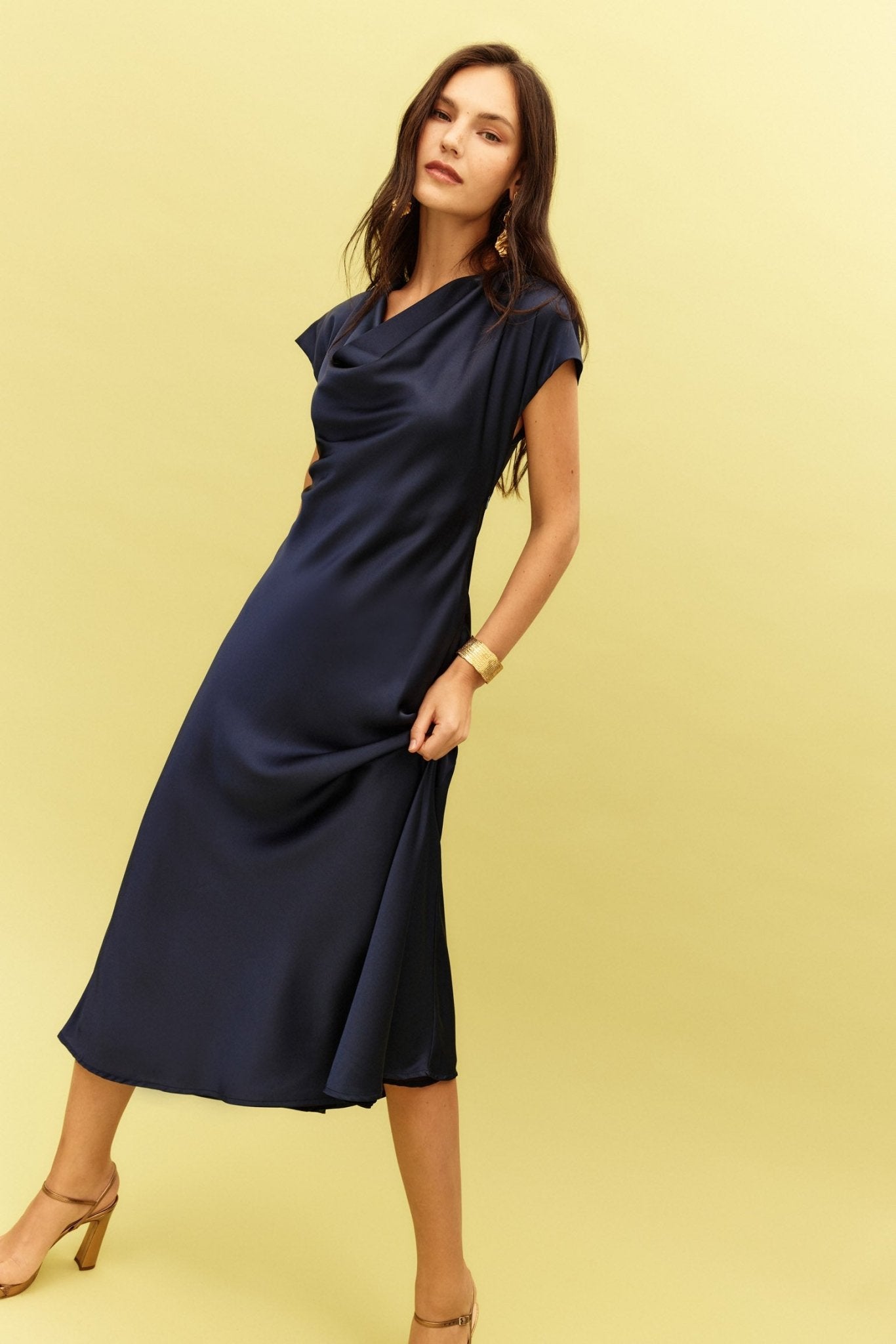 Vestido LOREN Azul Cantábrico - BIMANI