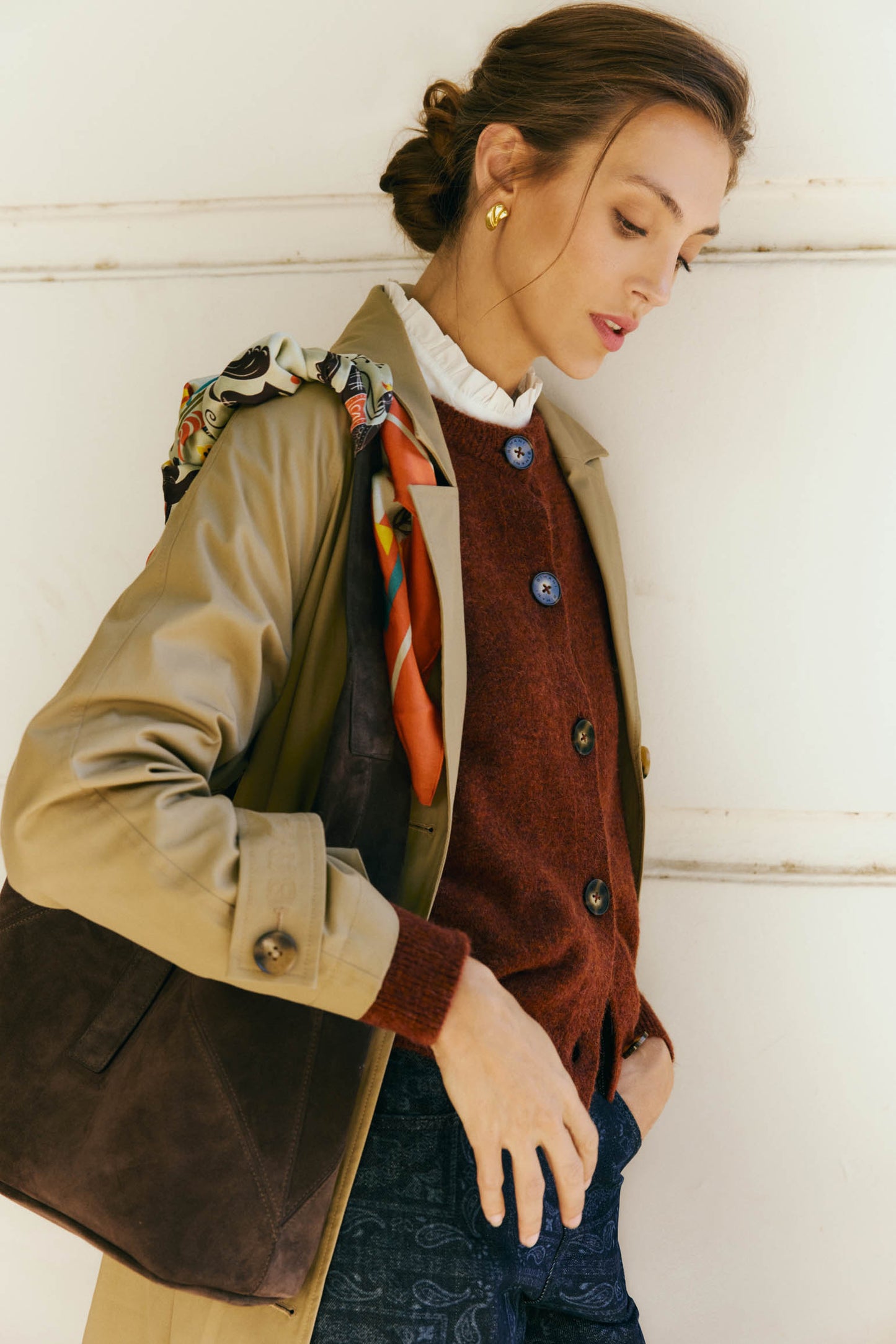 Pendiente desmontable FREYA Gold - BIMANI