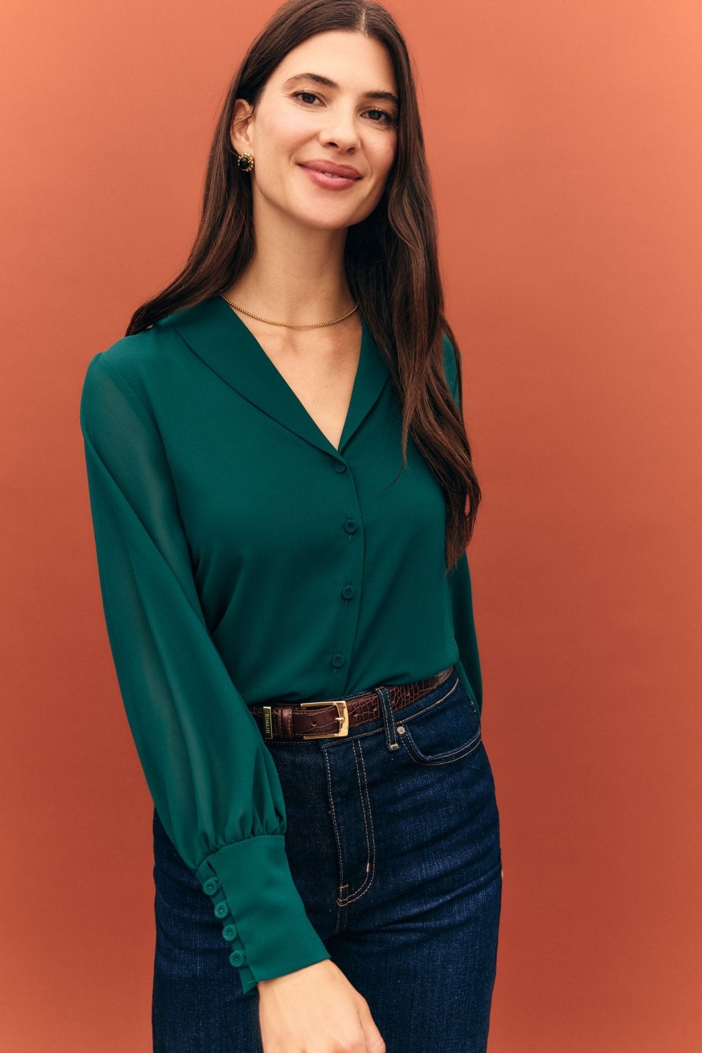 Blusa LONDRES Verde Hiedra - BIMANI