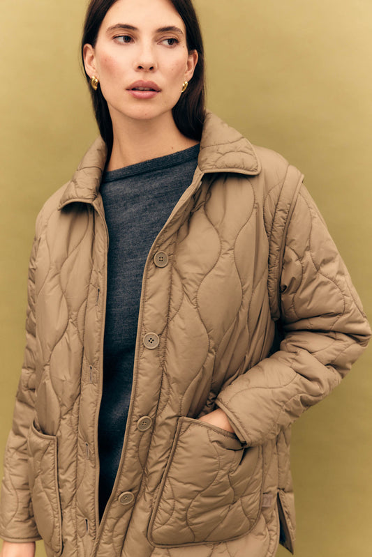 Chaqueta desmontable COPENHAGUE Khaki - BIMANI