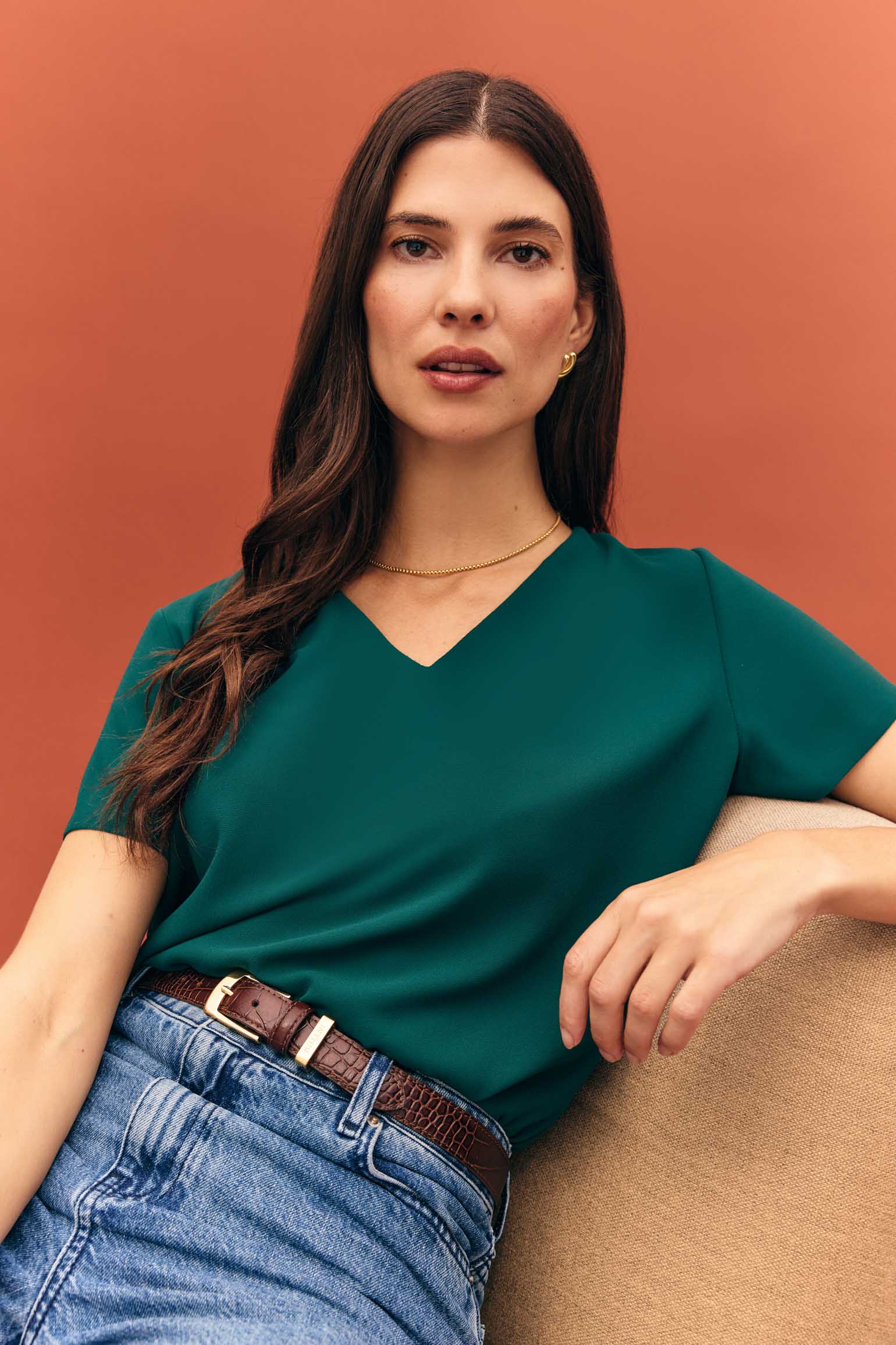 Blusa CALA Verde Hiedra - BIMANI