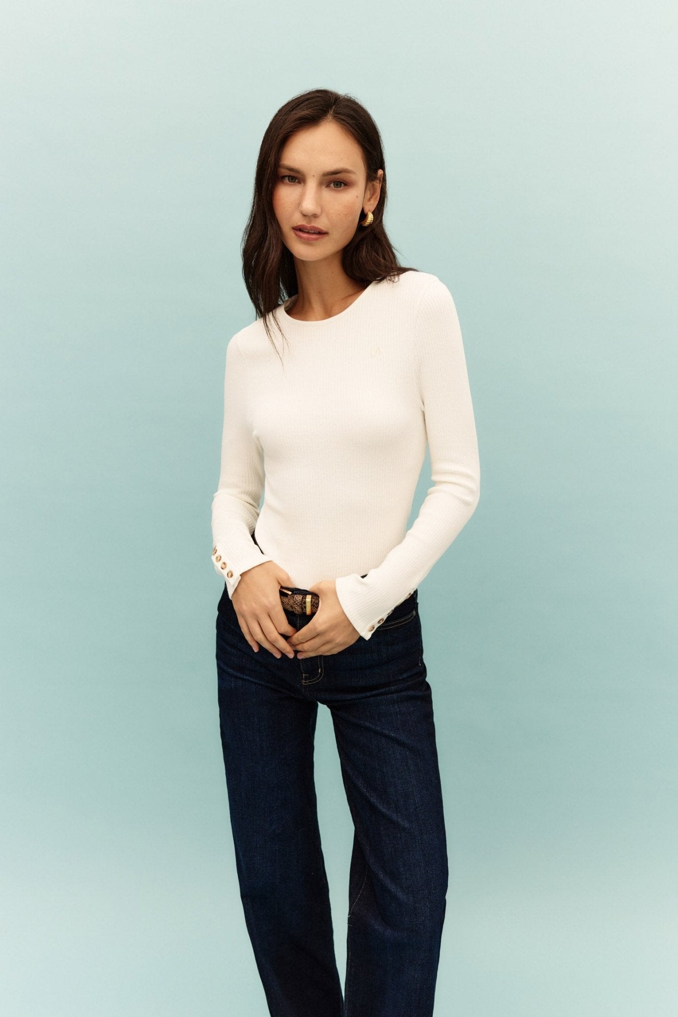 Camiseta DIANA Beige - BIMANI