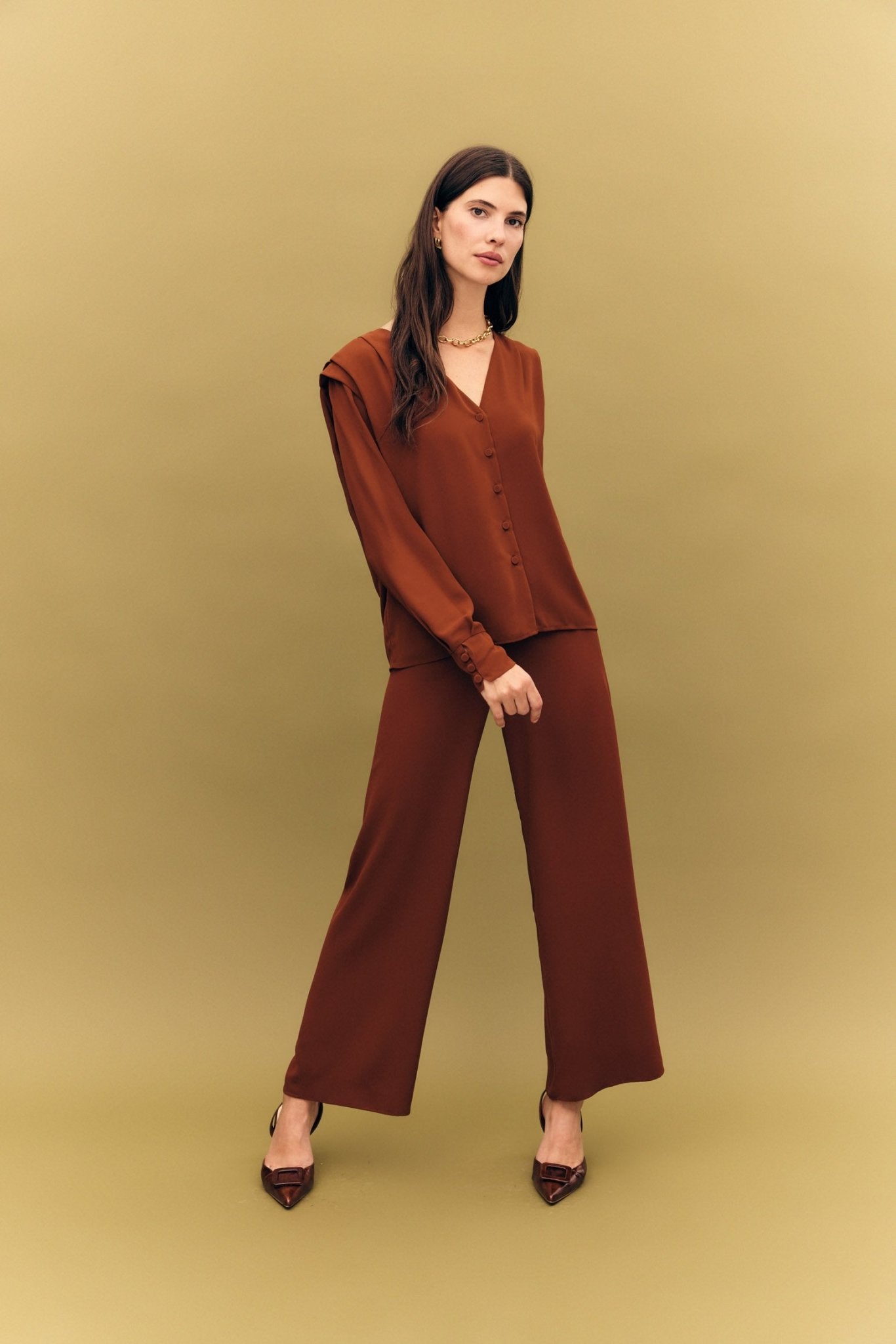 Pantalón LEVANTE Teja Mencía - BIMANI