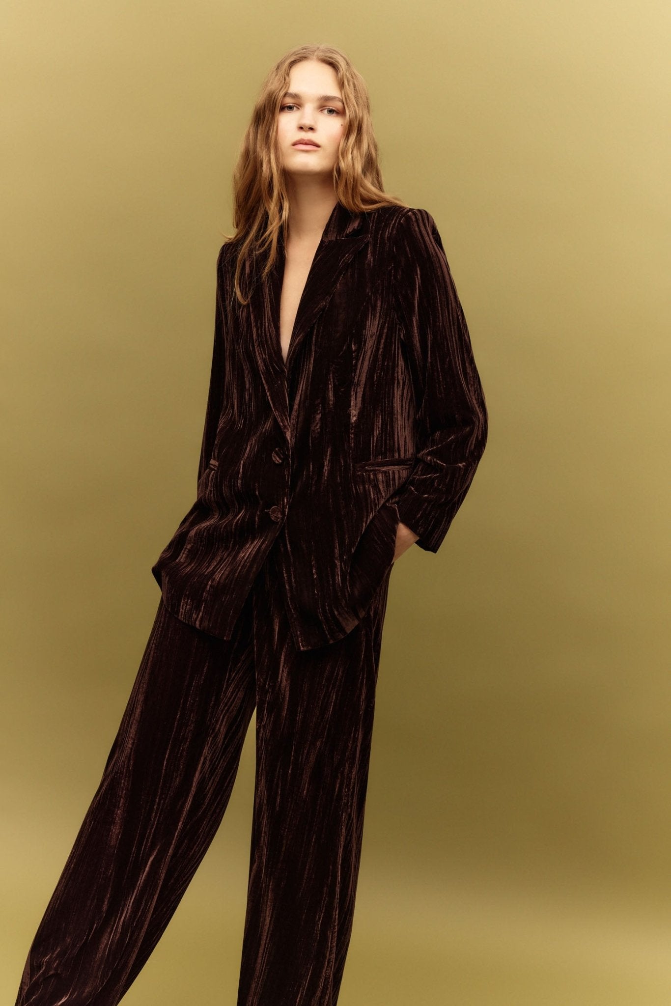 Blazer MIRELLE Marrón Cacao - BIMANI