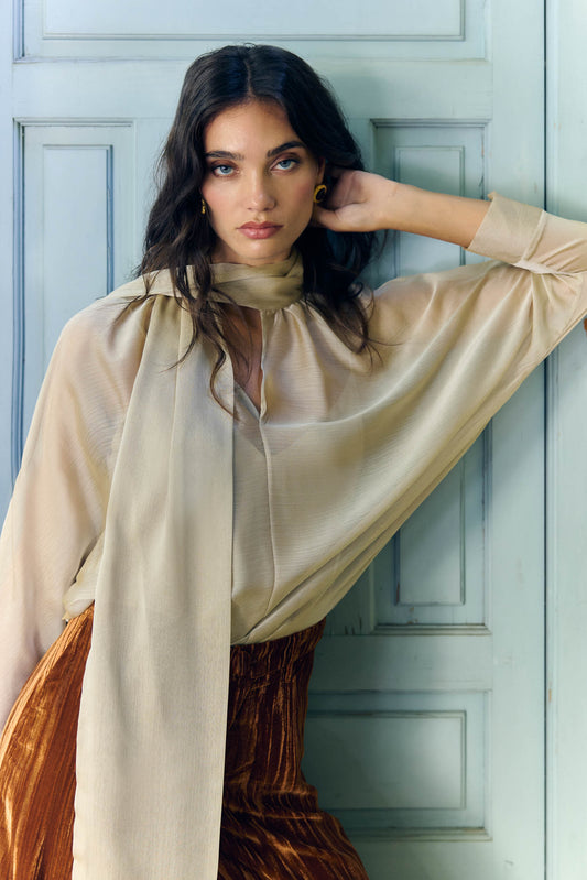 Blusa MIRANDA Champagne - BIMANI