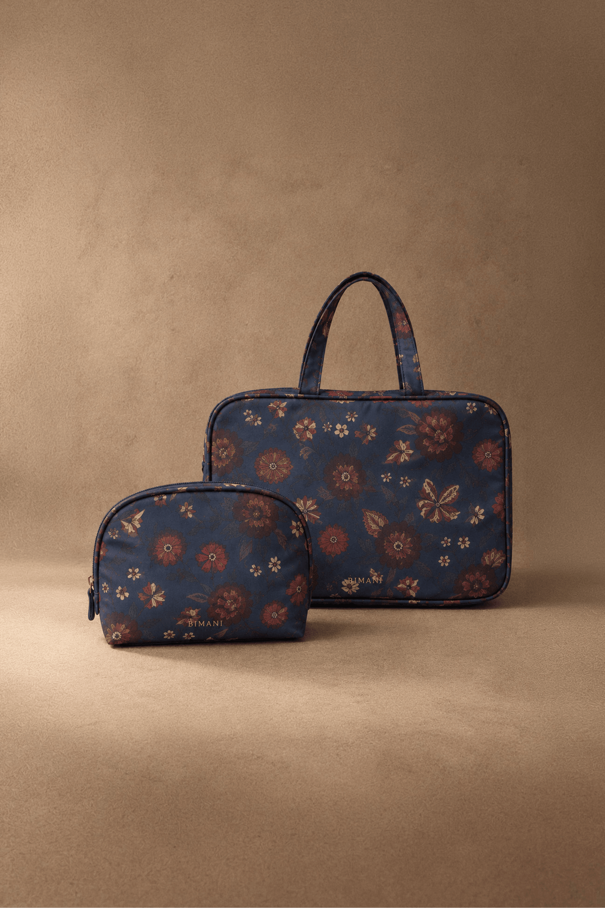 Neceser MARGOT Estampado Petróleo - BIMANI