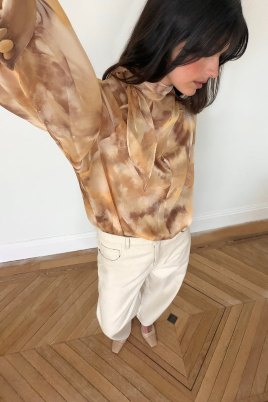 Blusa AMIEL Estampado Caliza - BIMANI