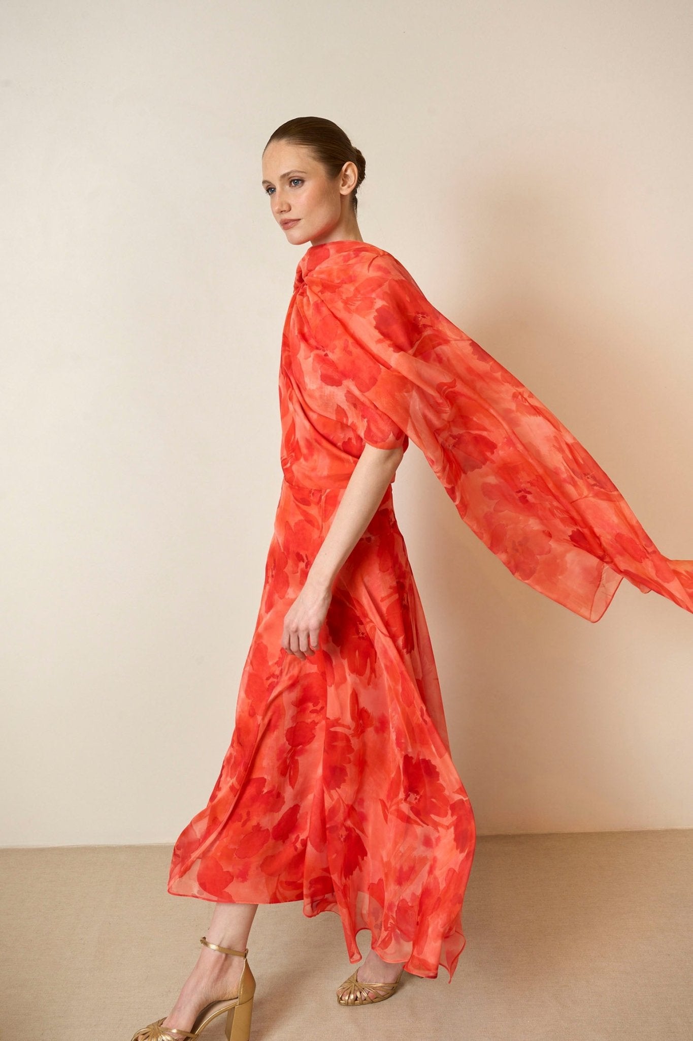 Falda MIRIAM Estampado Coral - BIMANI