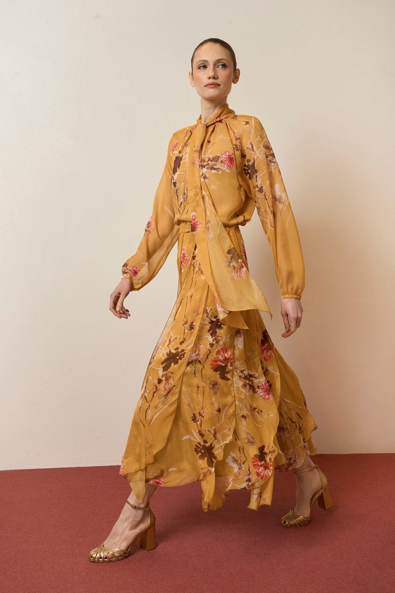 Falda MOONSTONE Estampado Ámbar - BIMANI