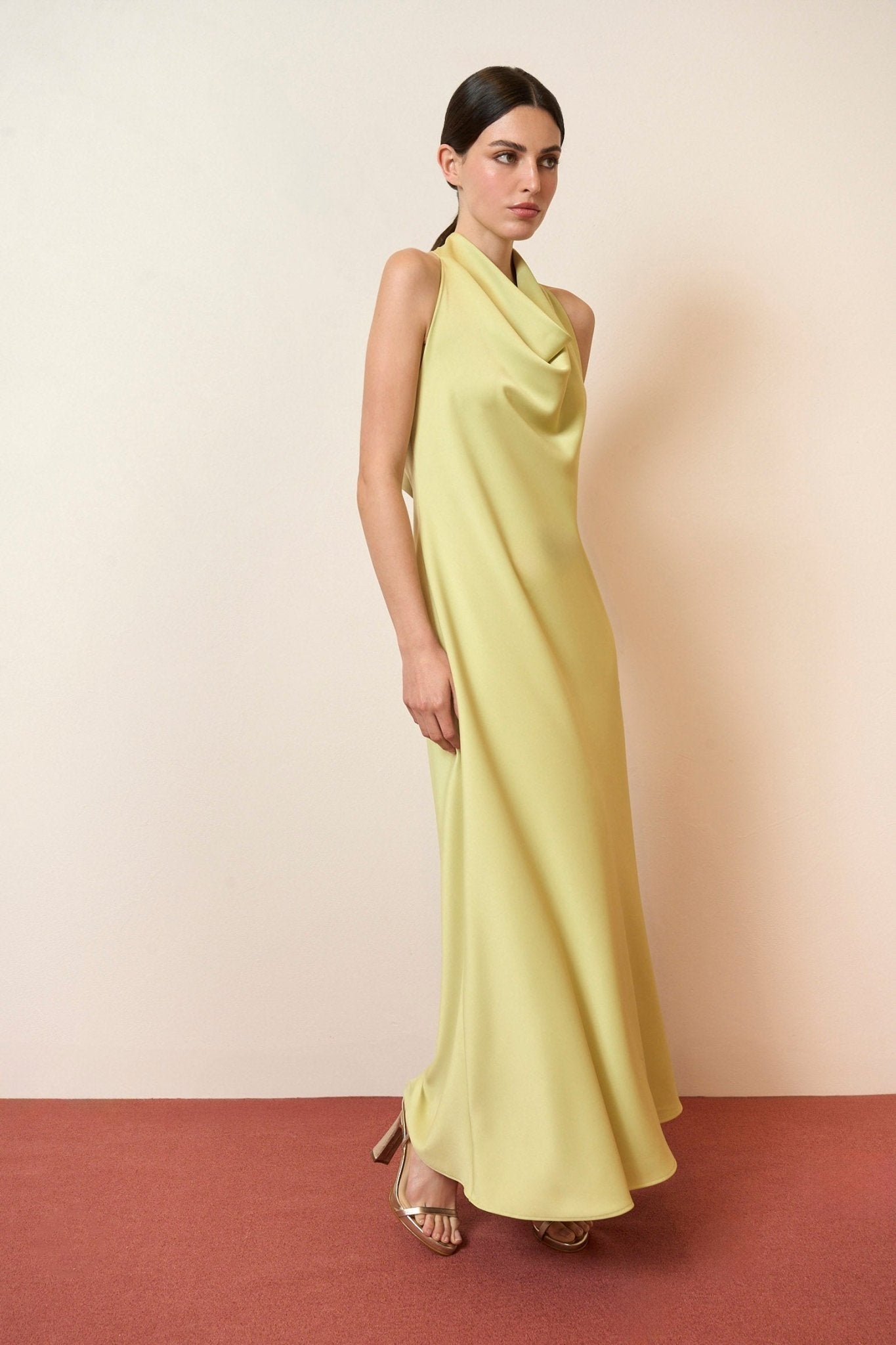 Vestido HELENA Verde Salvia - BIMANI