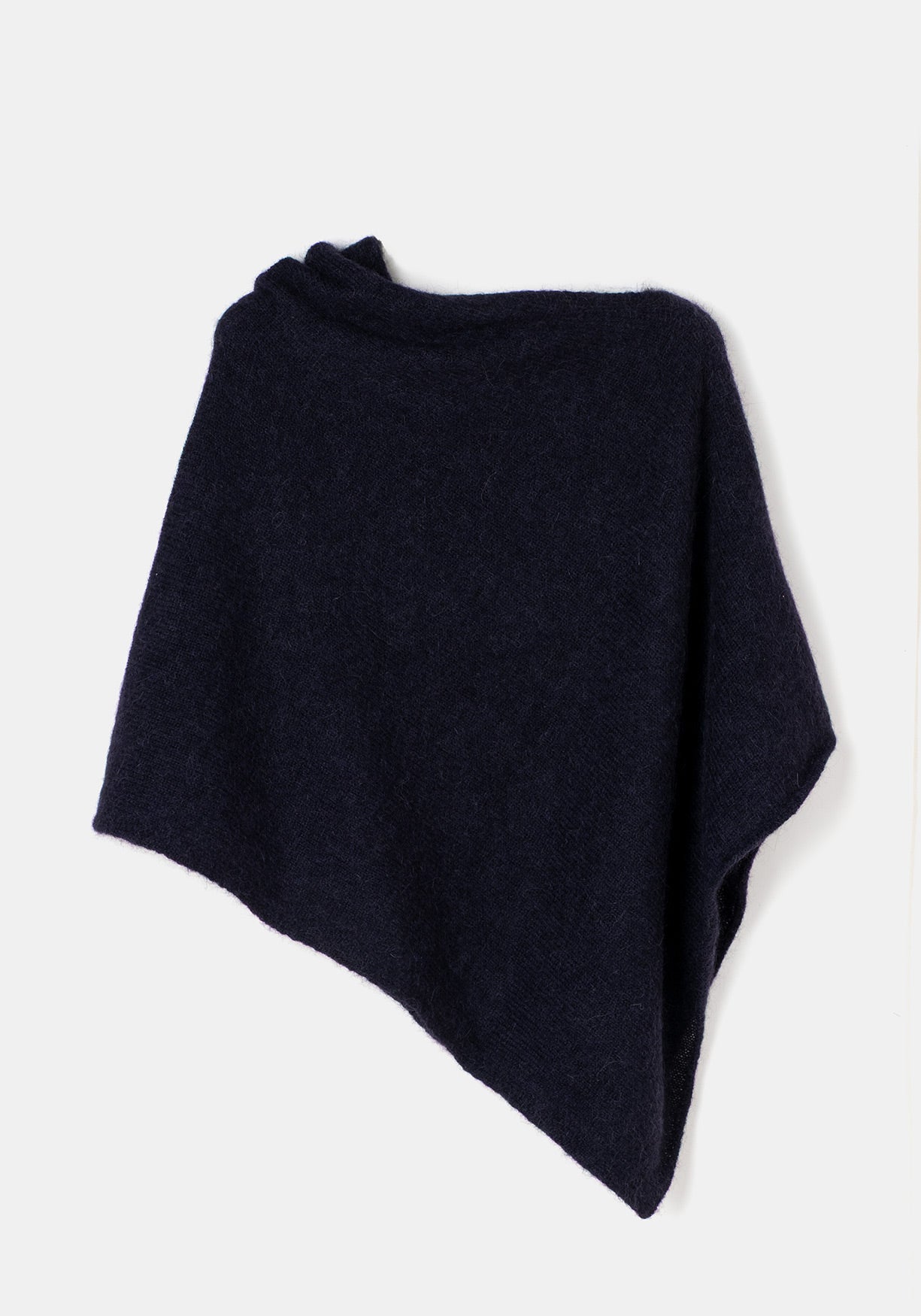 Poncho MOHAIR Azul Marino - BIMANI