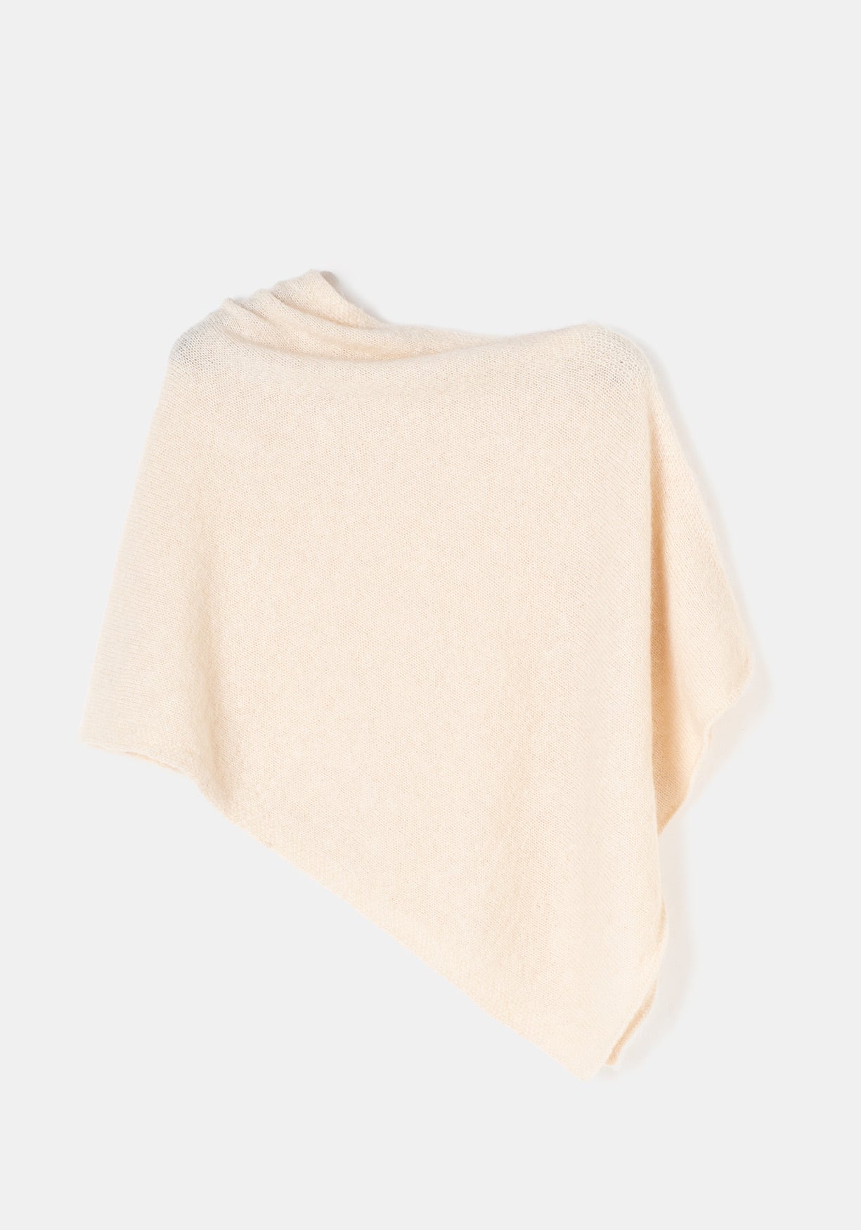 Poncho MOHAIR Blanco - BIMANI