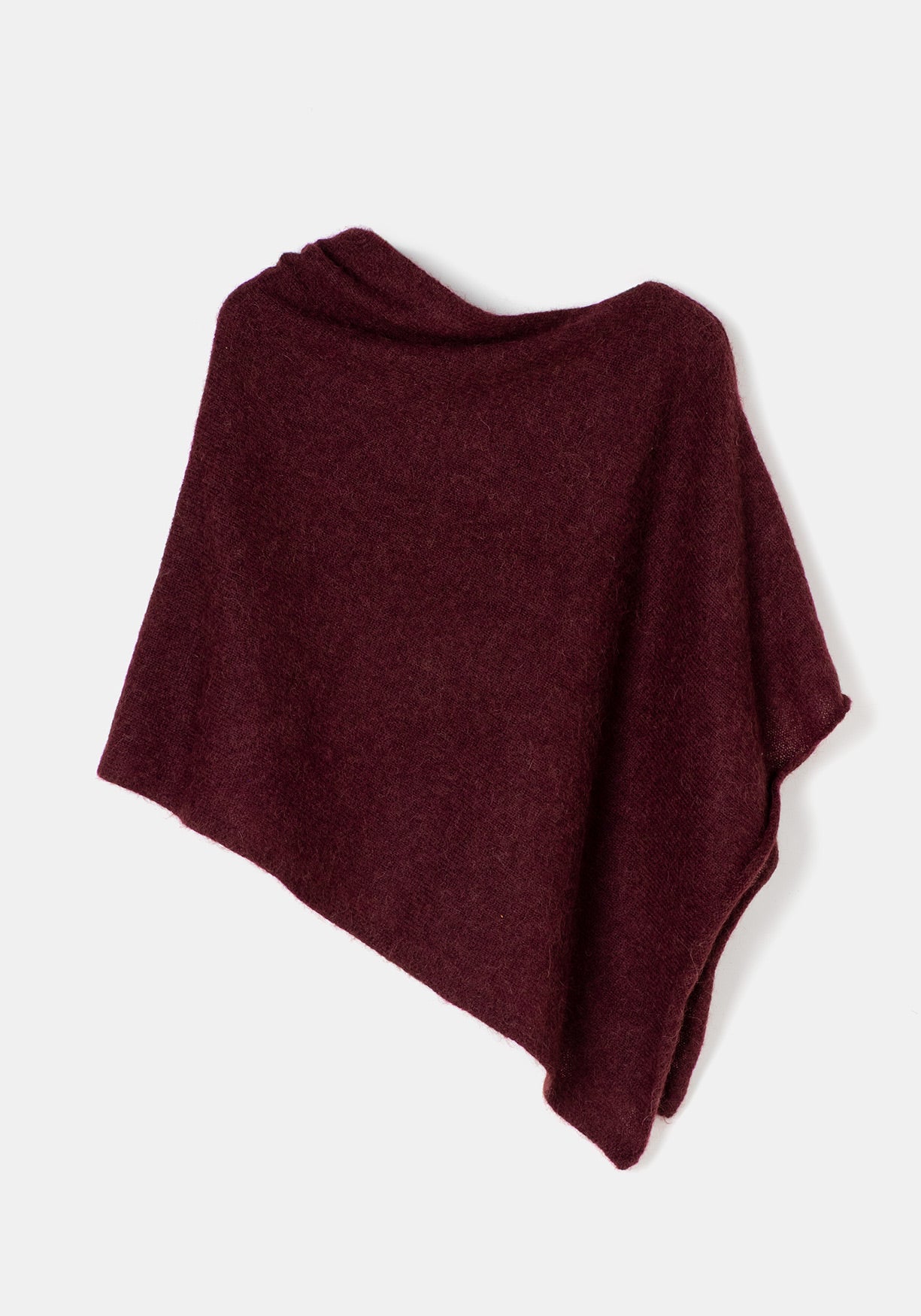 Poncho MOHAIR Chocolate - BIMANI