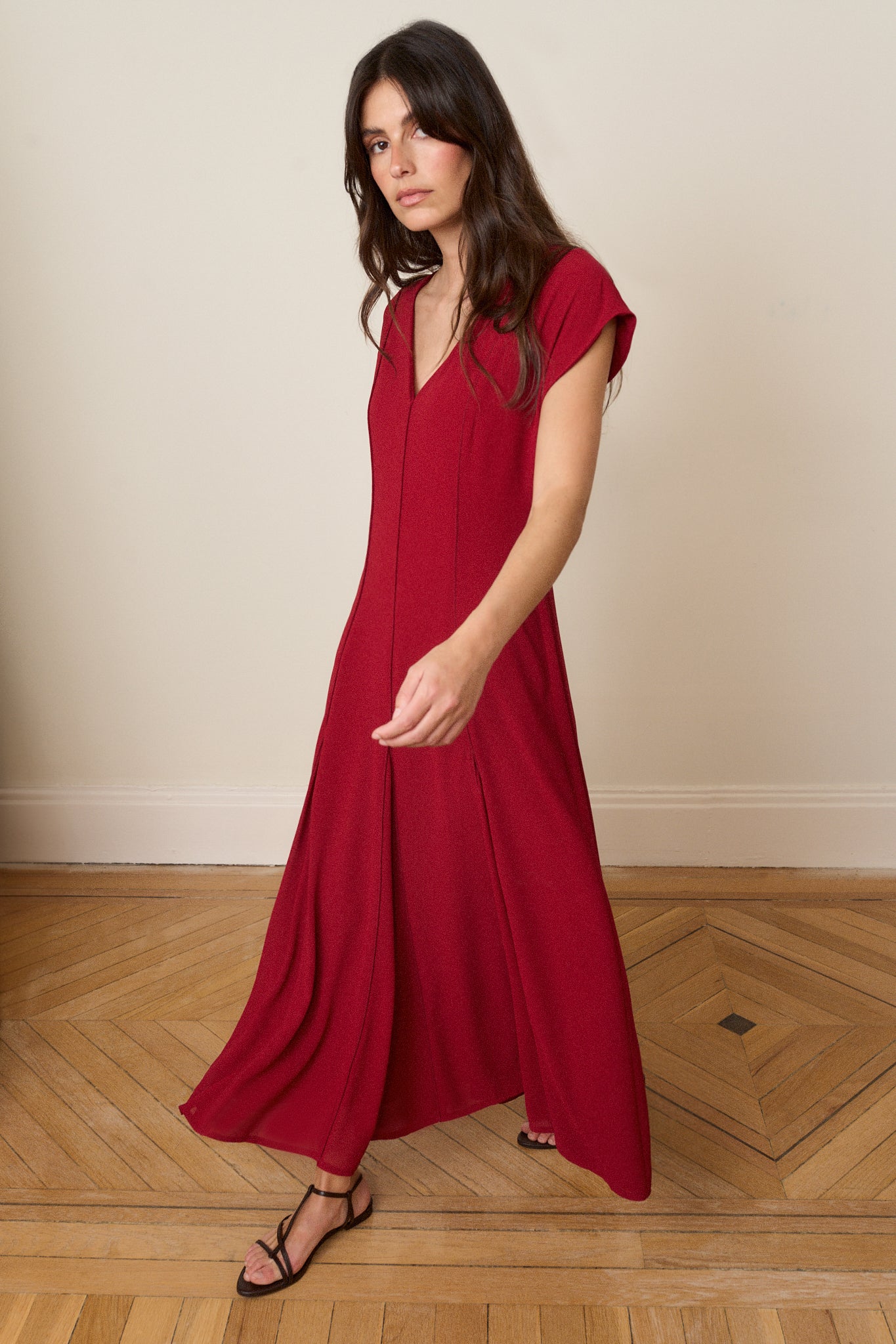 Vestido LIA Granate Magma - BIMANI