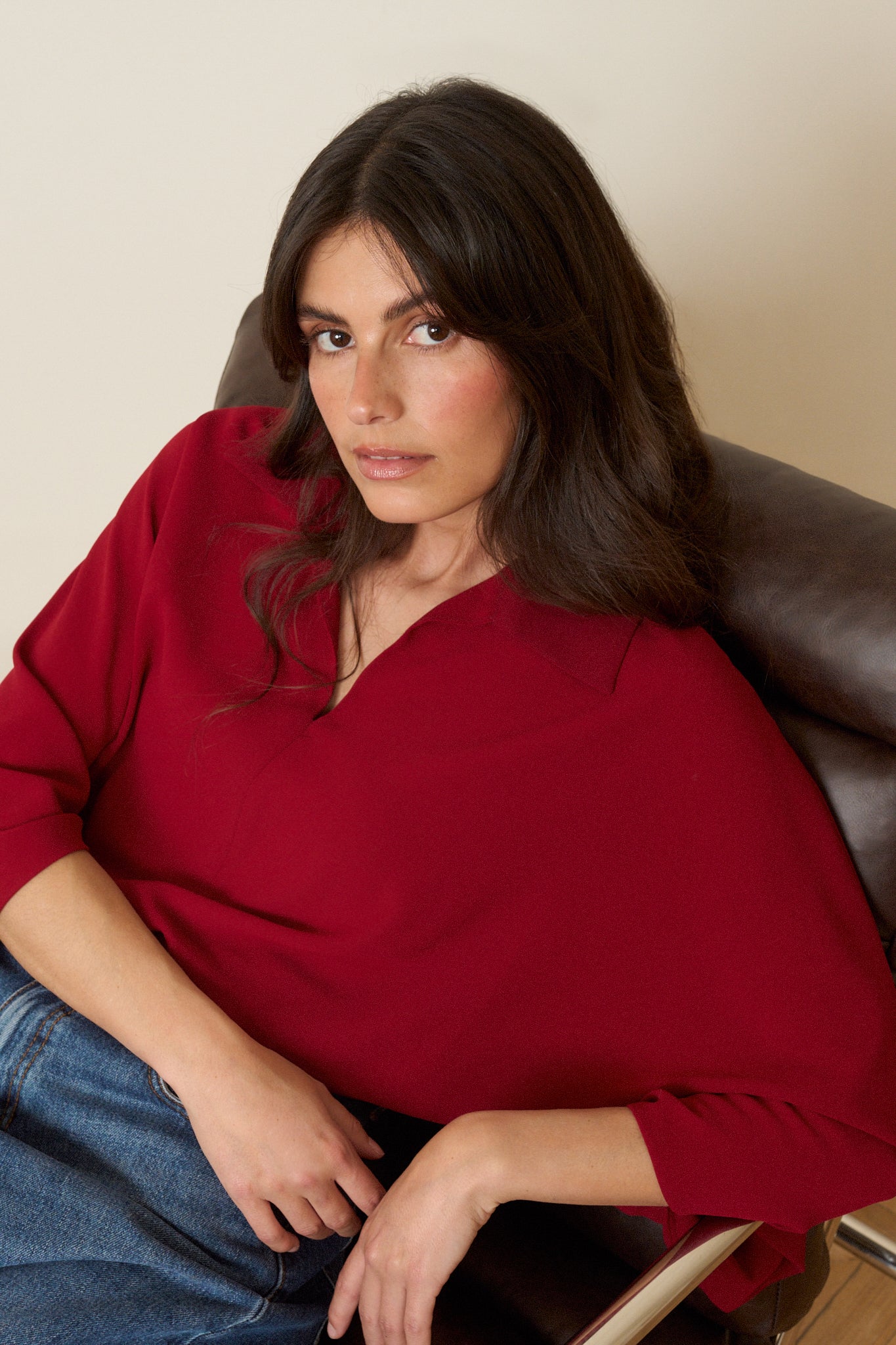 Blusa LUPE Granate Magma - BIMANI