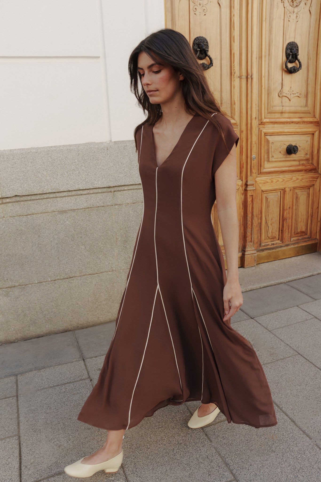 Vestido LIA Marrón Mocca - BIMANI