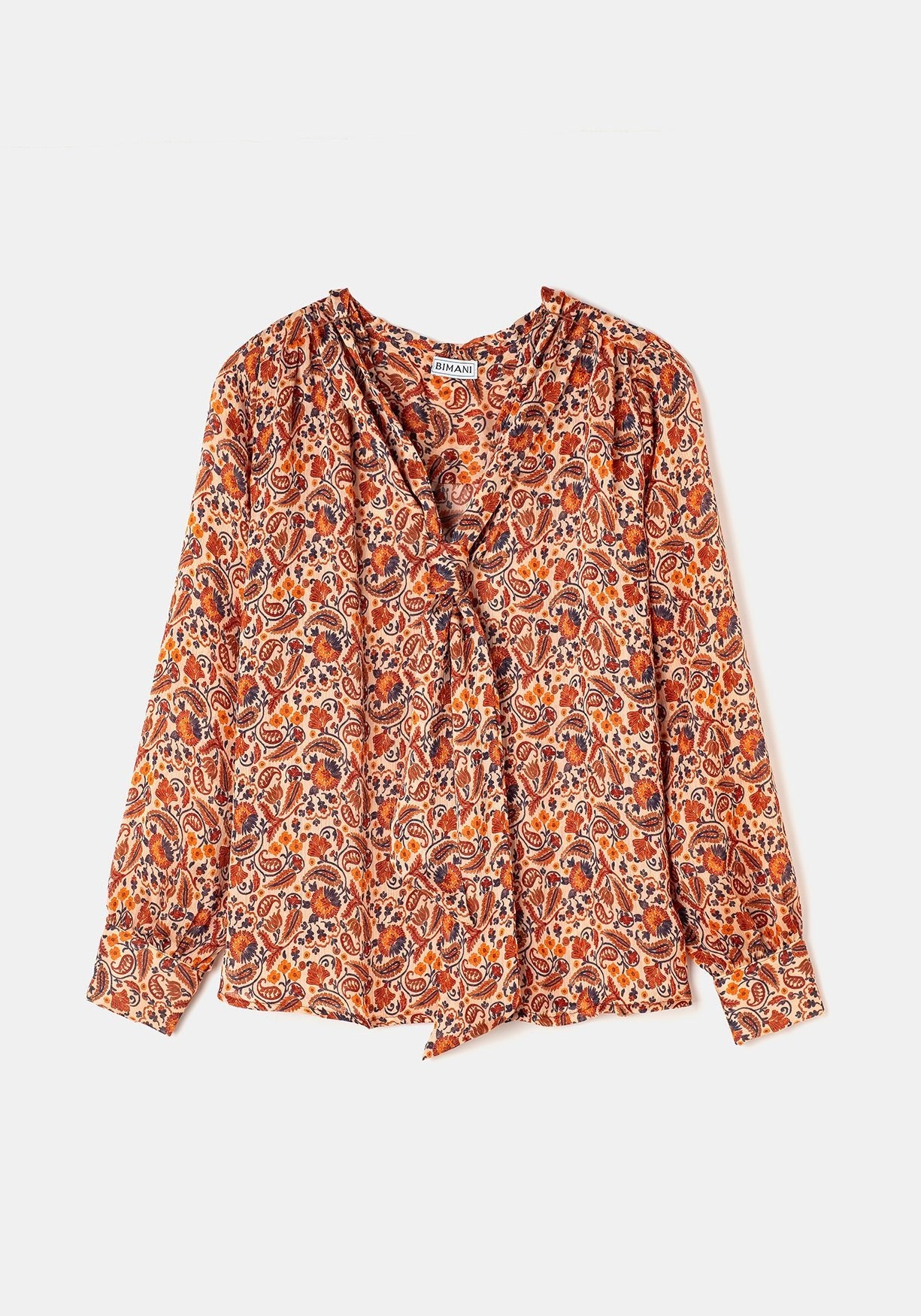Blusa CHRISTINE Estampado Teja - BIMANI