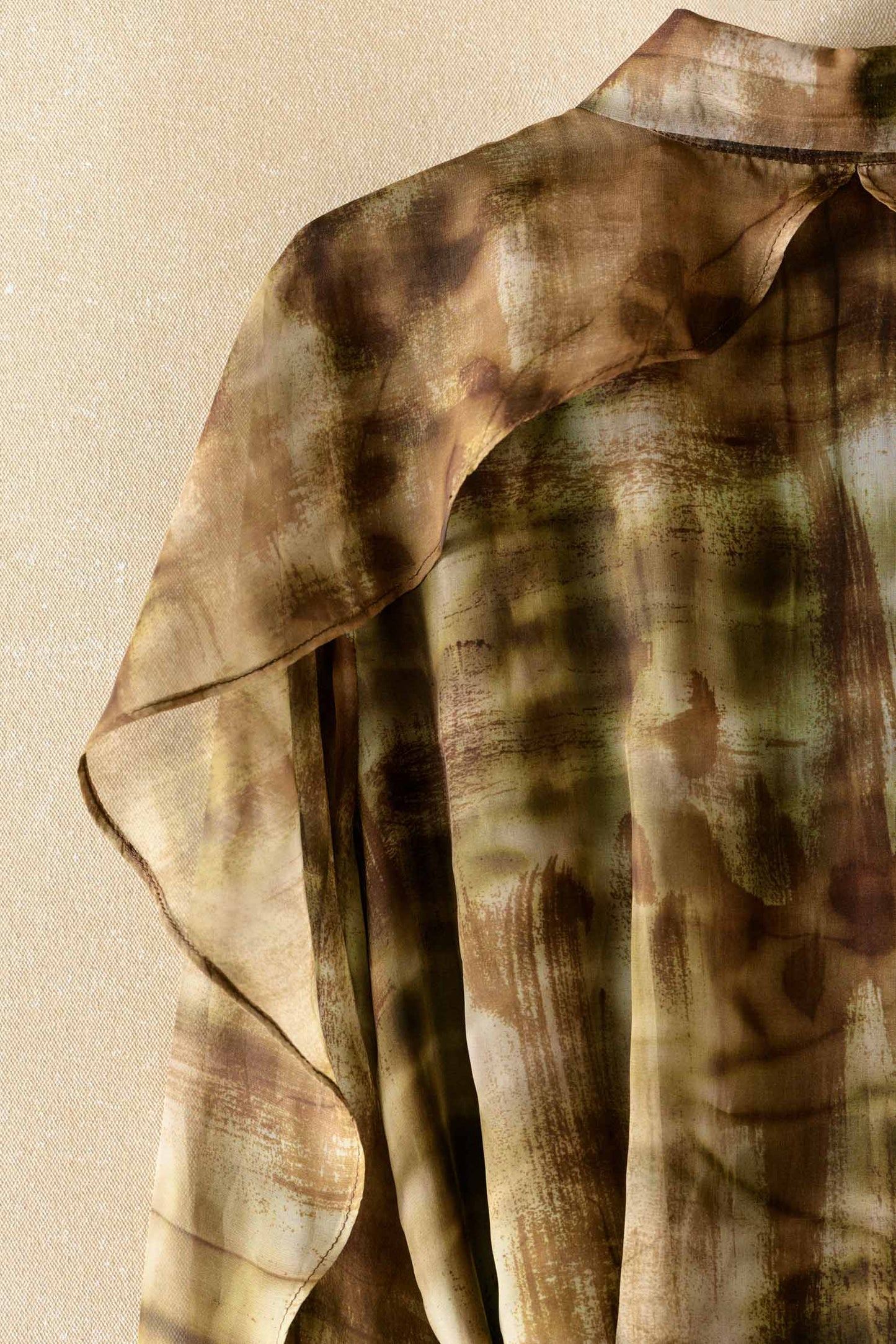 Vestido CAPUCINE Estampado Khaki - BIMANI