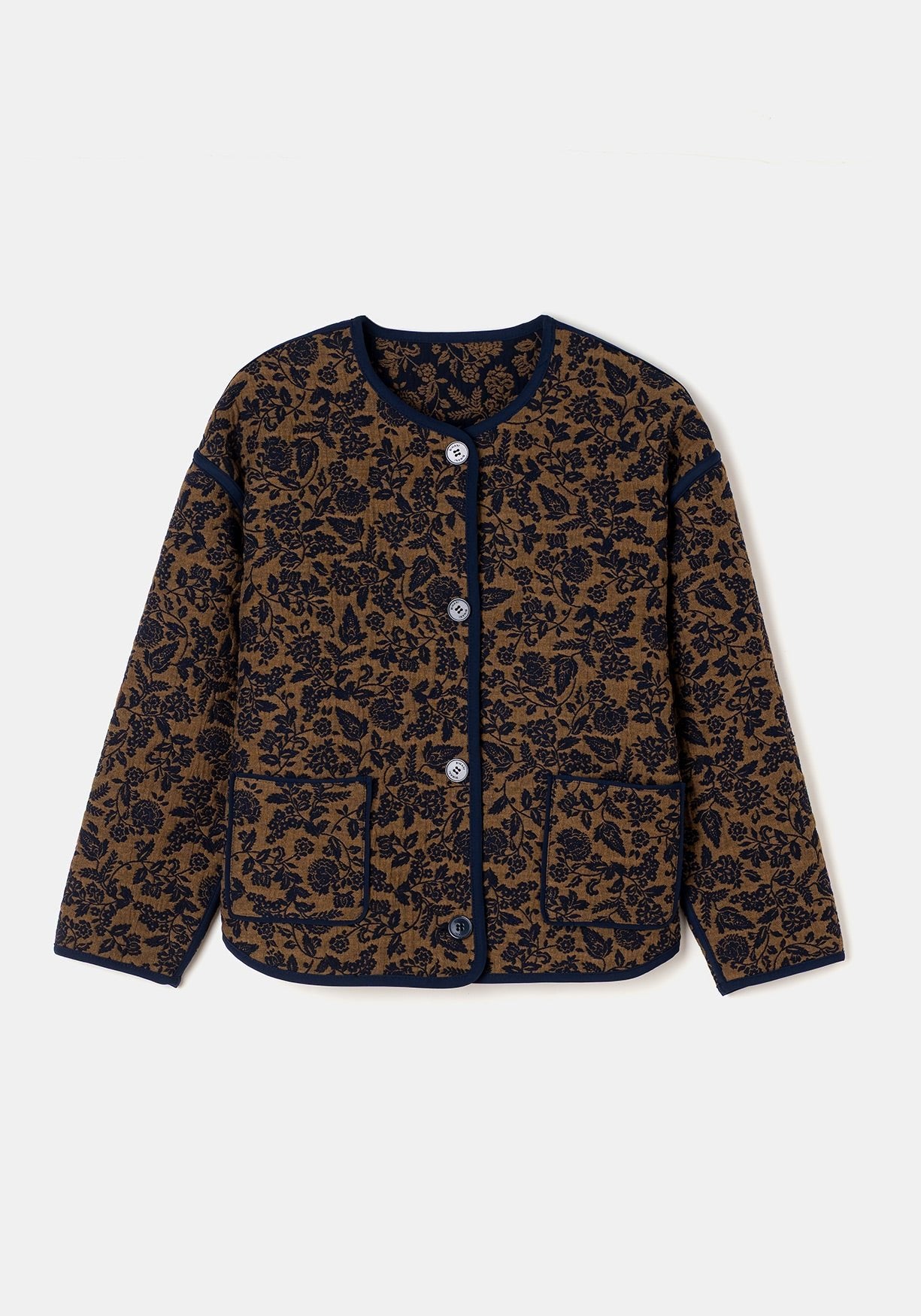 Chaqueta OLYMPE Estampado Azul - BIMANI