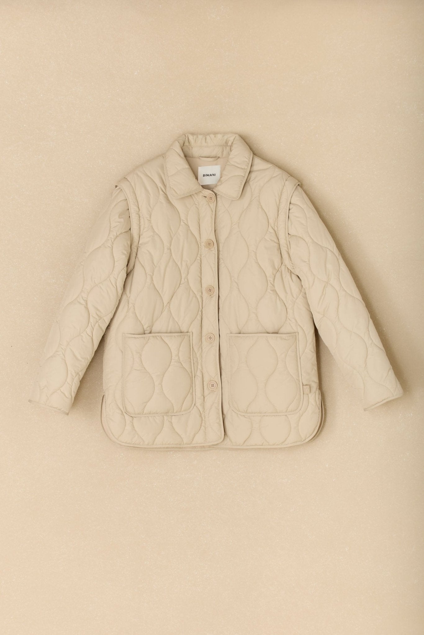 Chaqueta desmontable COPENHAGUE Blanco Hielo - BIMANI