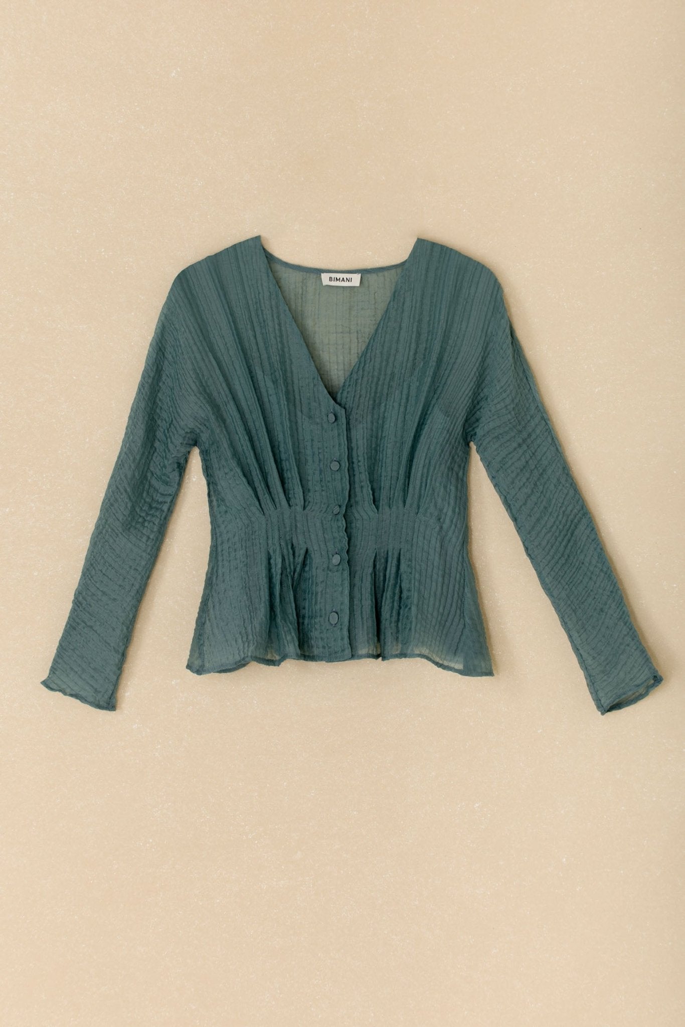 Blusa PALAMÓS Azul Atlántico - BIMANI