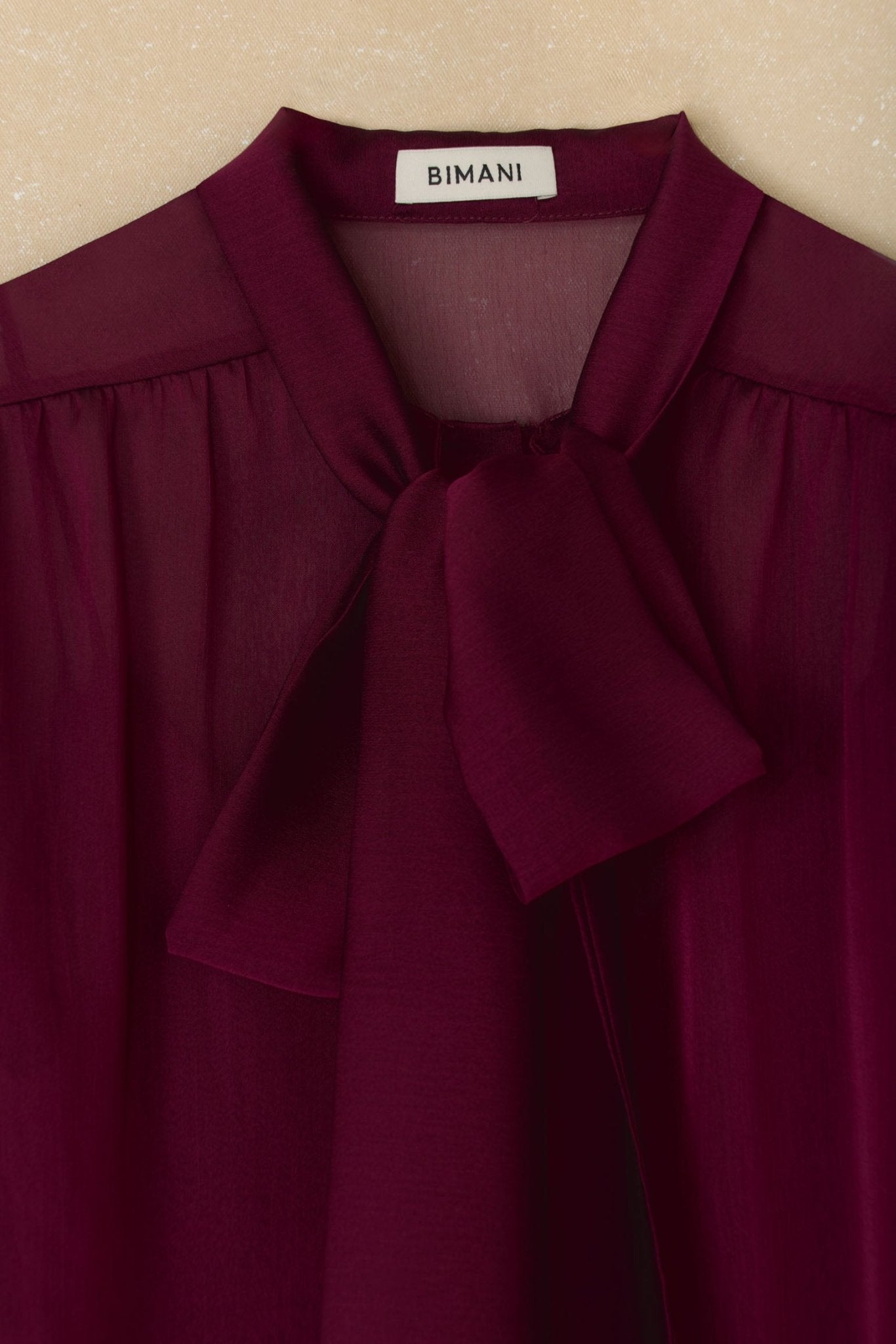 Blusa PAULINE Burdeos Monastrell - BIMANI