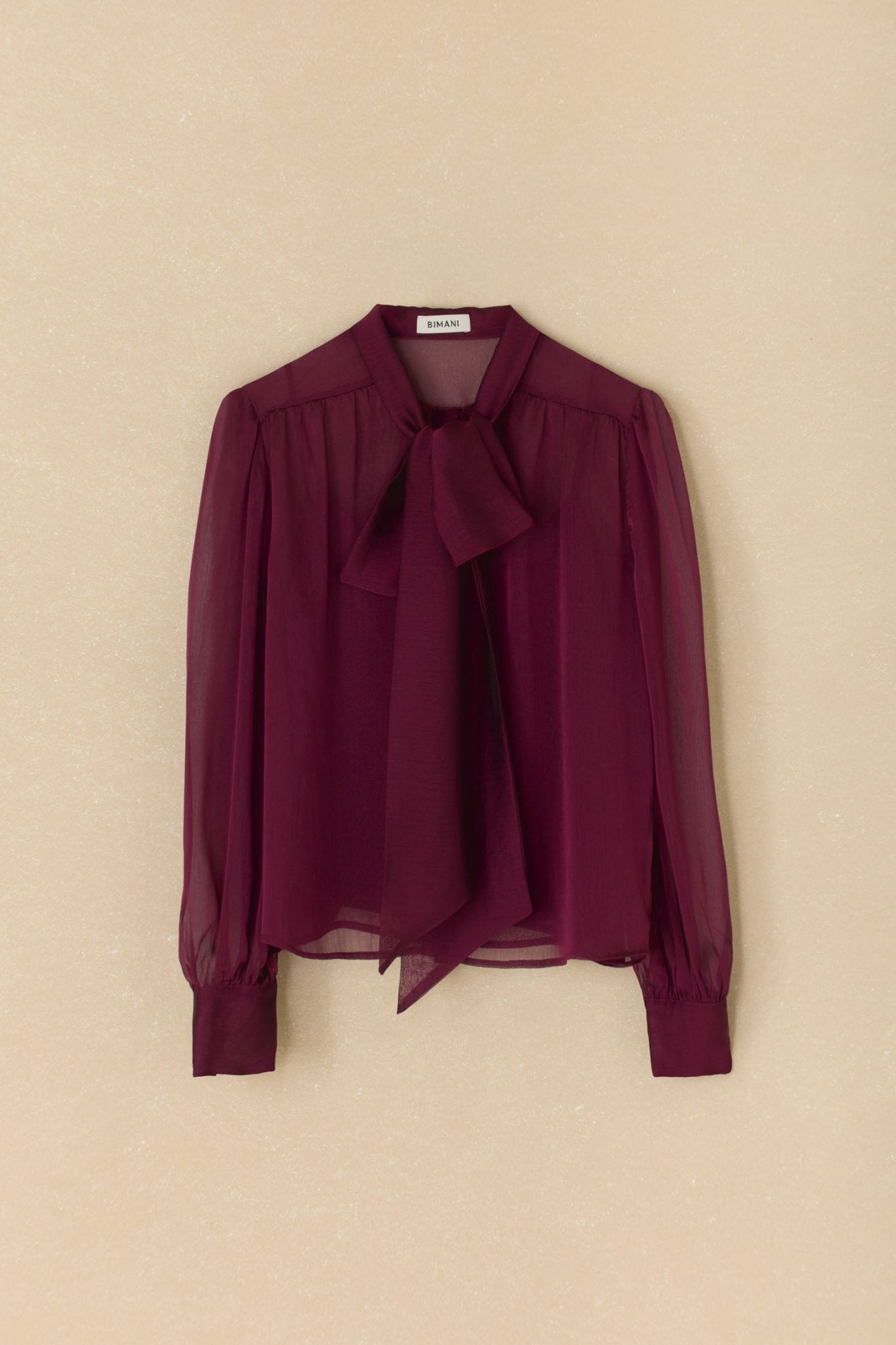 Blusa PAULINE Burdeos Monastrell - BIMANI