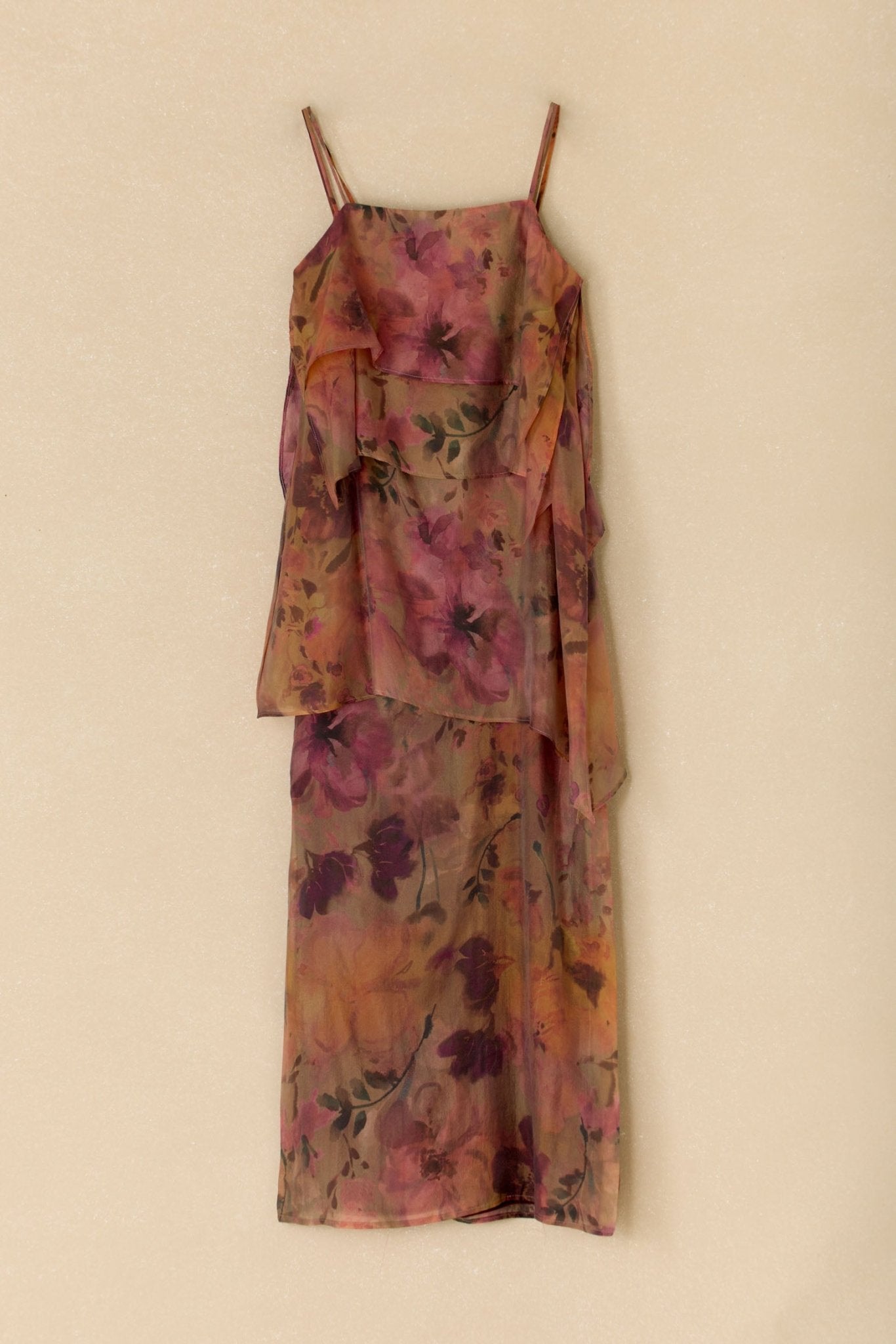 Vestido ROSES Estampado Nude - BIMANI