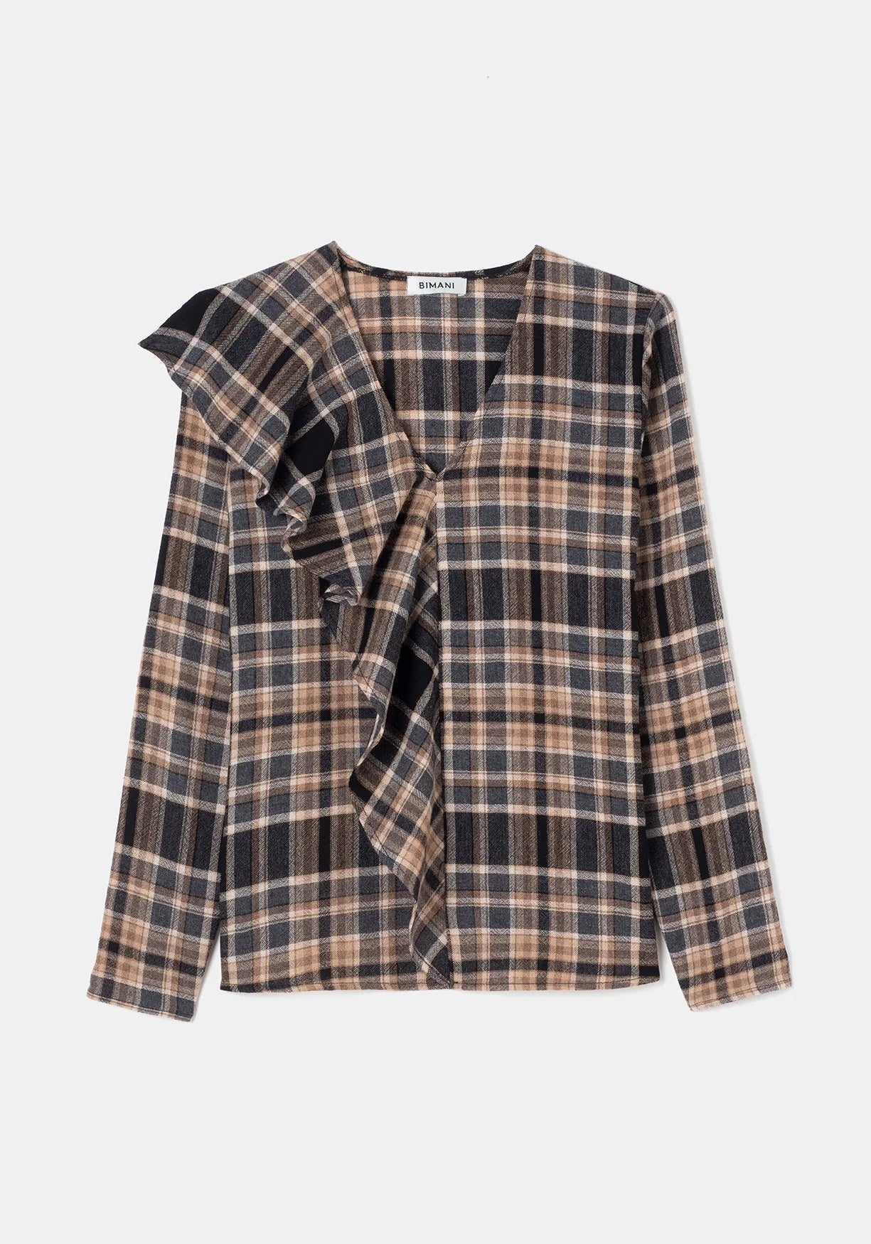 Blusa ARABELLA Manteco Gris - BIMANI