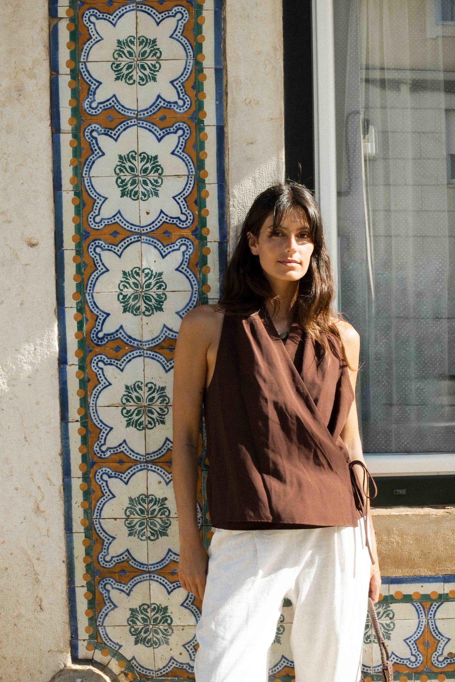 Top LIVIE Marrón - BIMANI