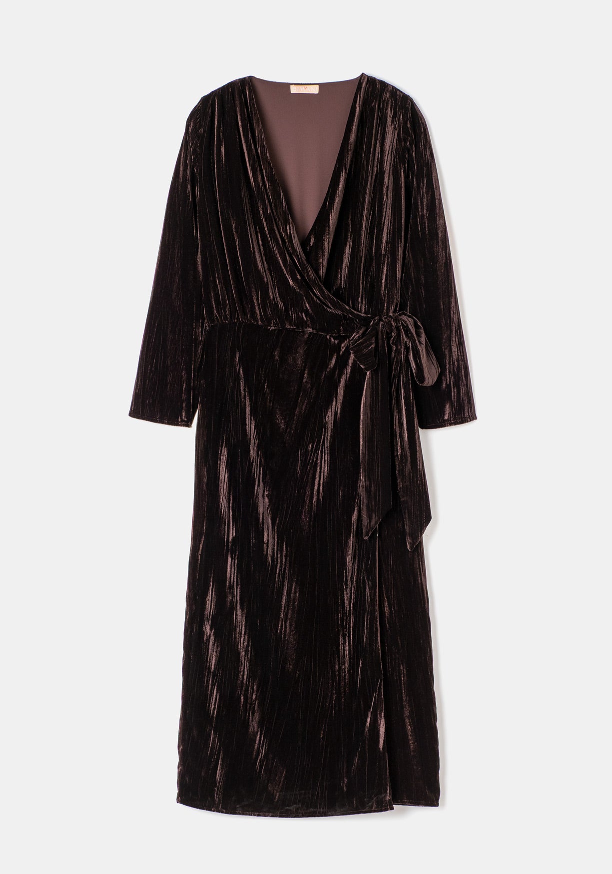 Vestido ISOLDE Marrón Cacao - BIMANI