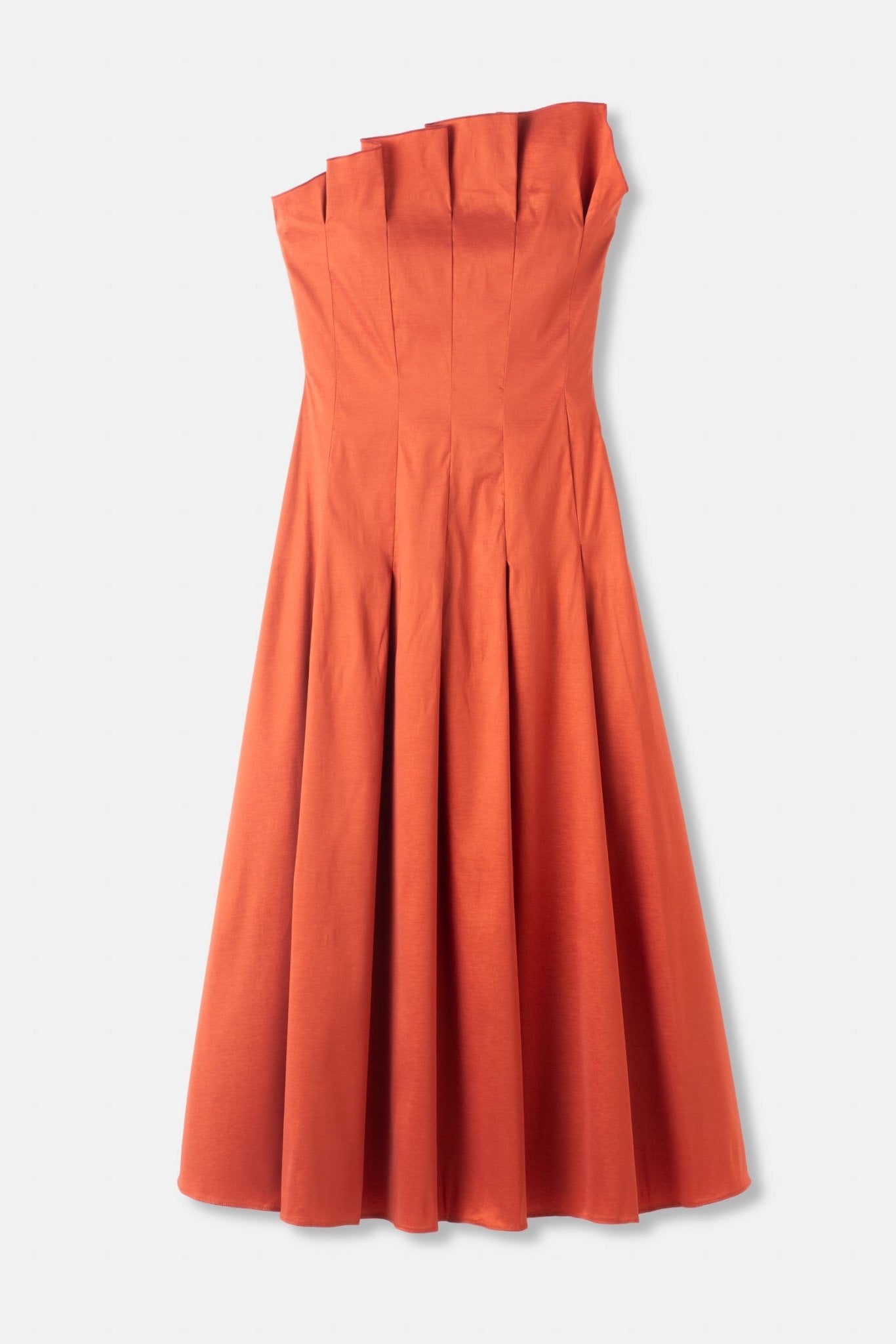 Vestido CORDELIA Teja Caldero - BIMANI