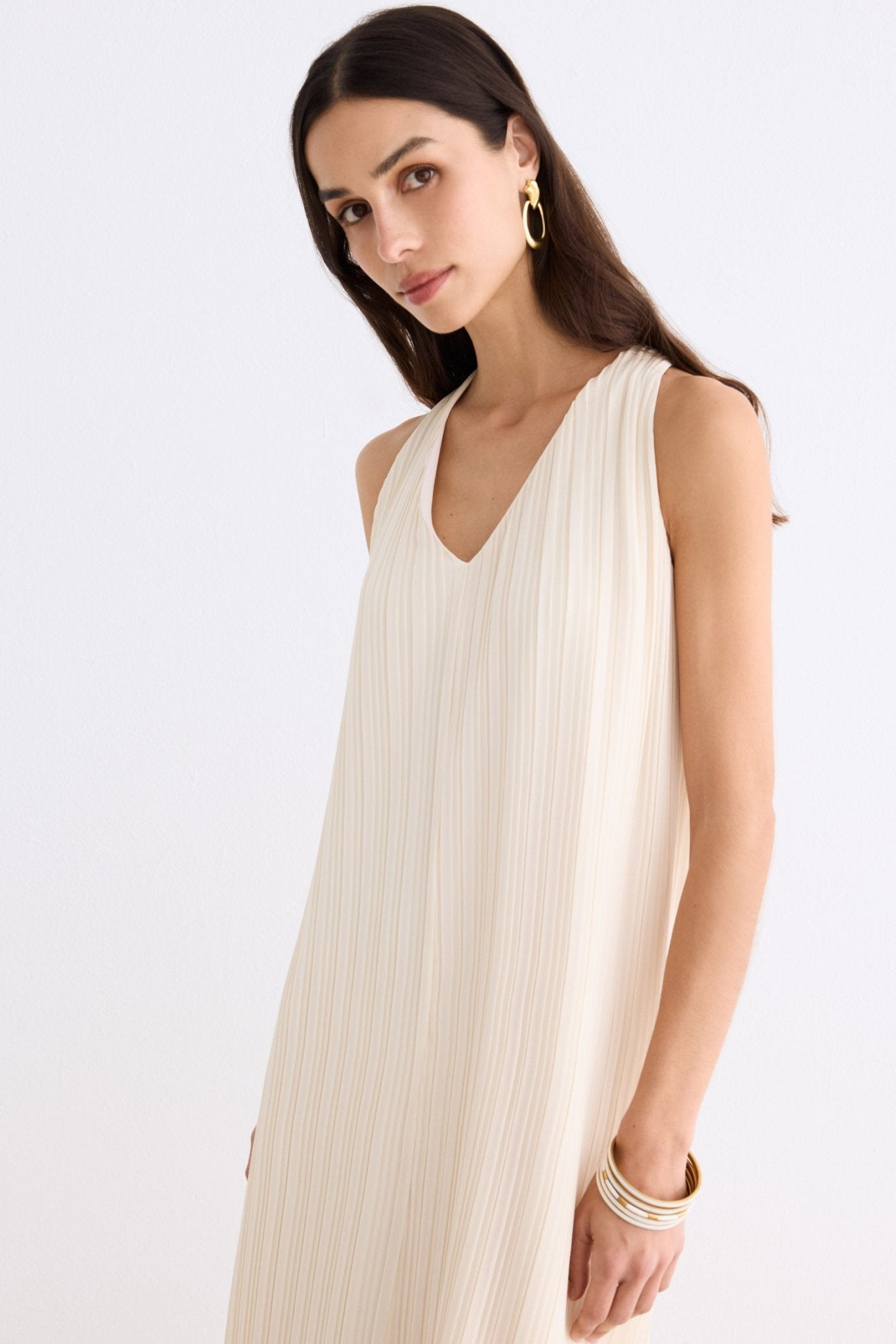 Vestido MENORCA Beige Caliza - BIMANI