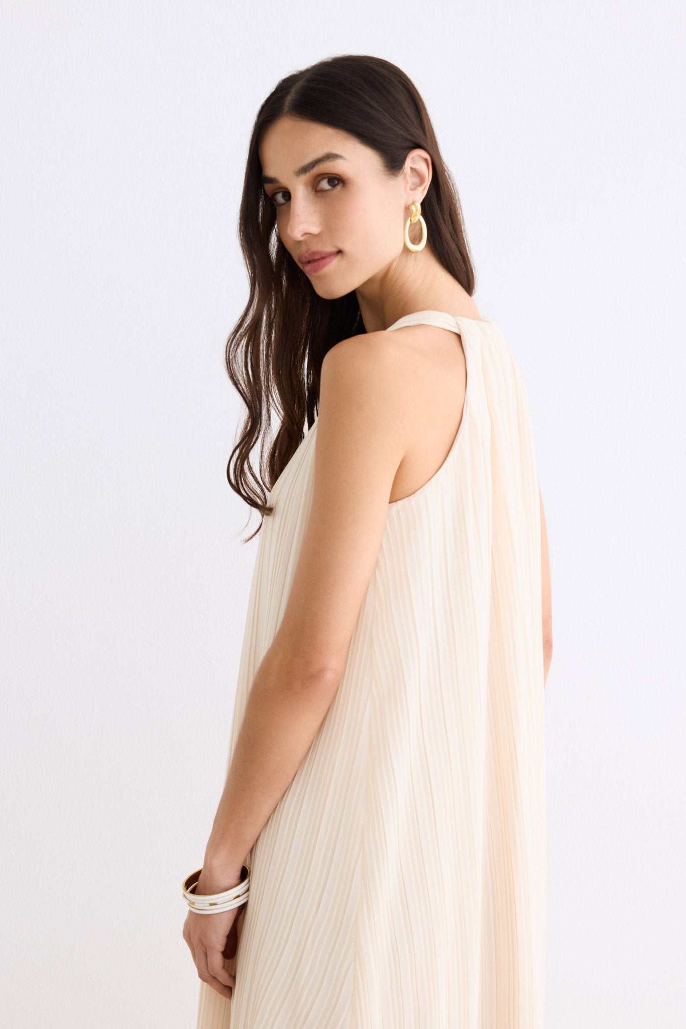 Vestido MENORCA Beige Caliza - BIMANI