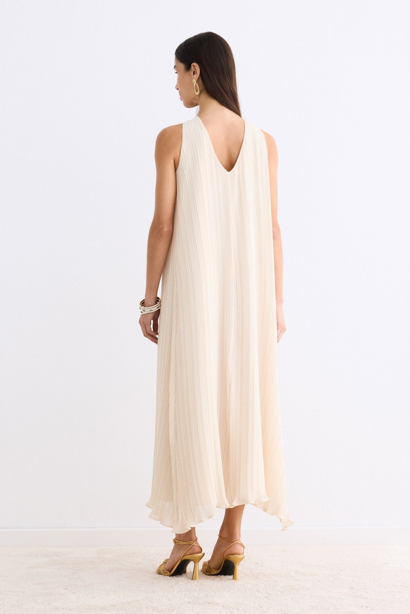 Vestido MENORCA Beige Caliza - BIMANI