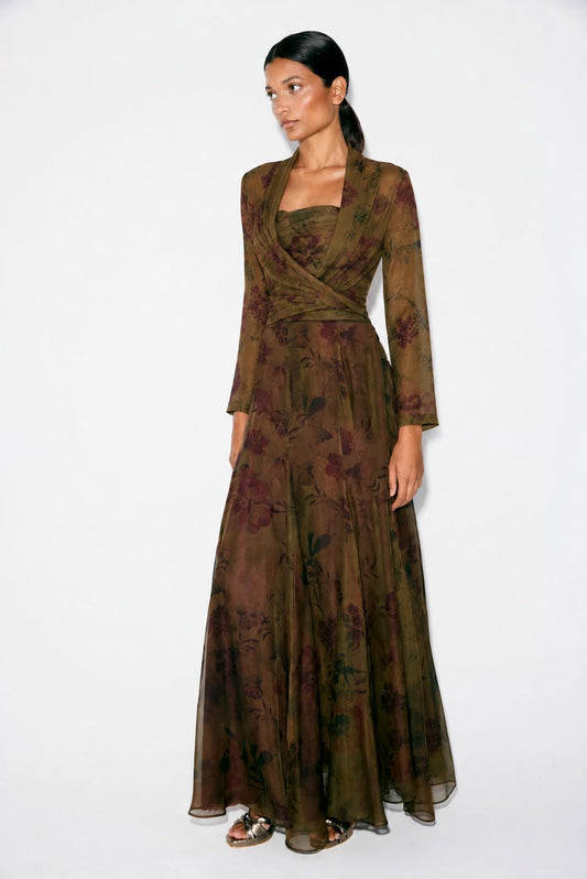 Falda IONE Estampado Oliva