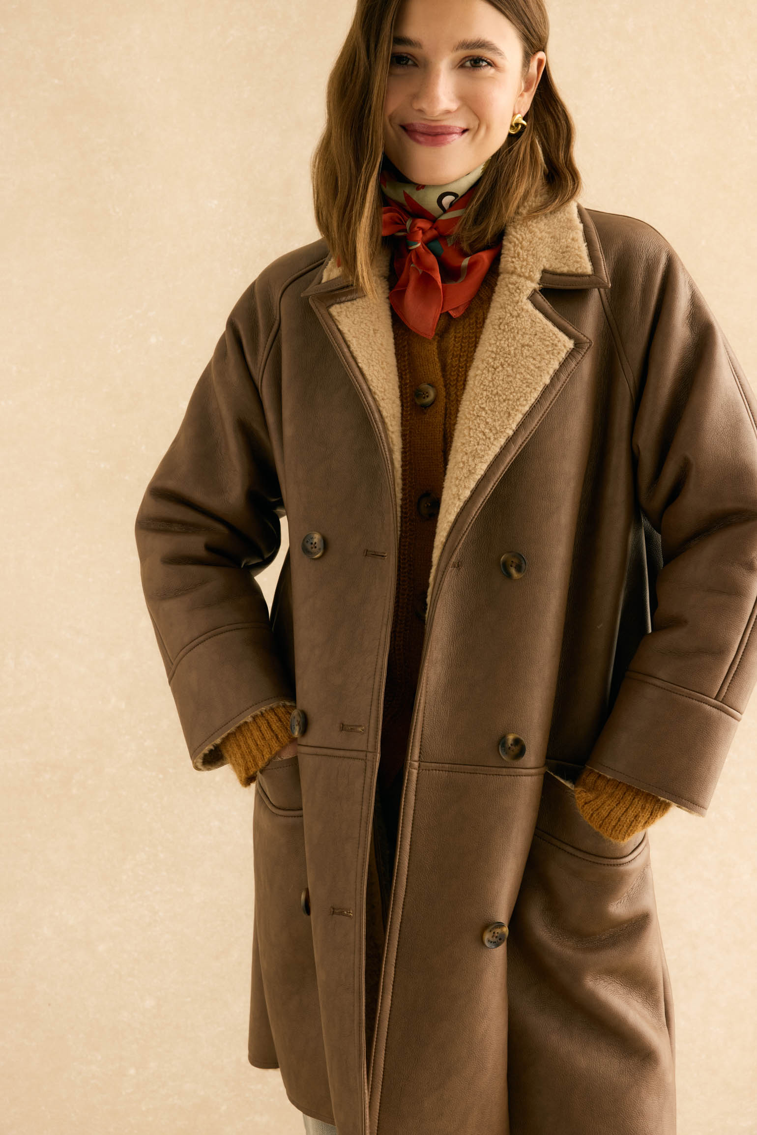 Abrigo IVY Marrón - BIMANI