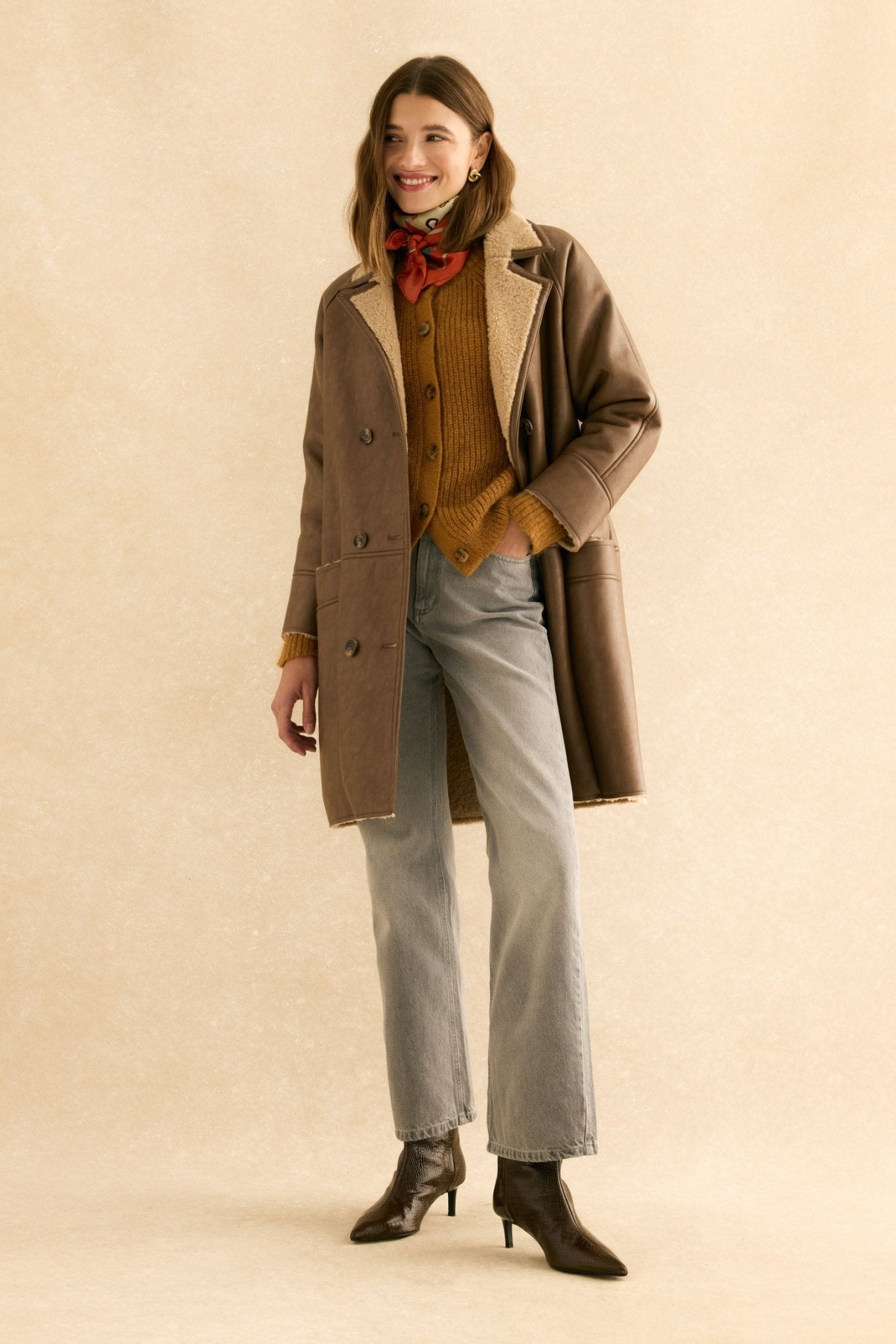 Abrigo IVY Marrón - BIMANI