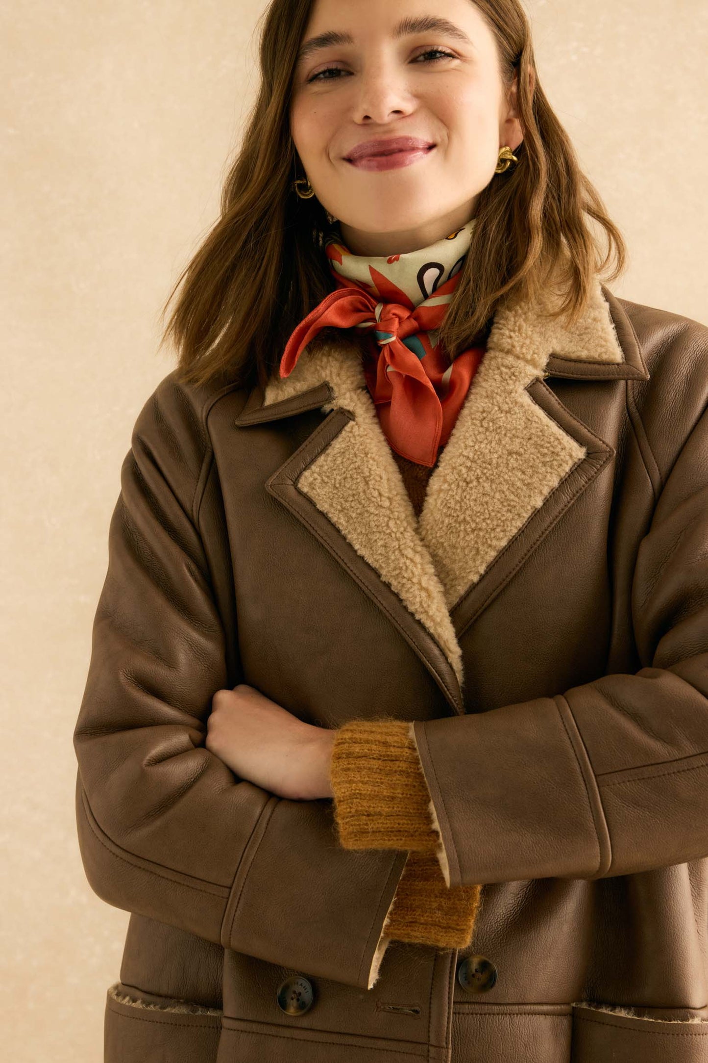 Abrigo IVY Marrón - BIMANI